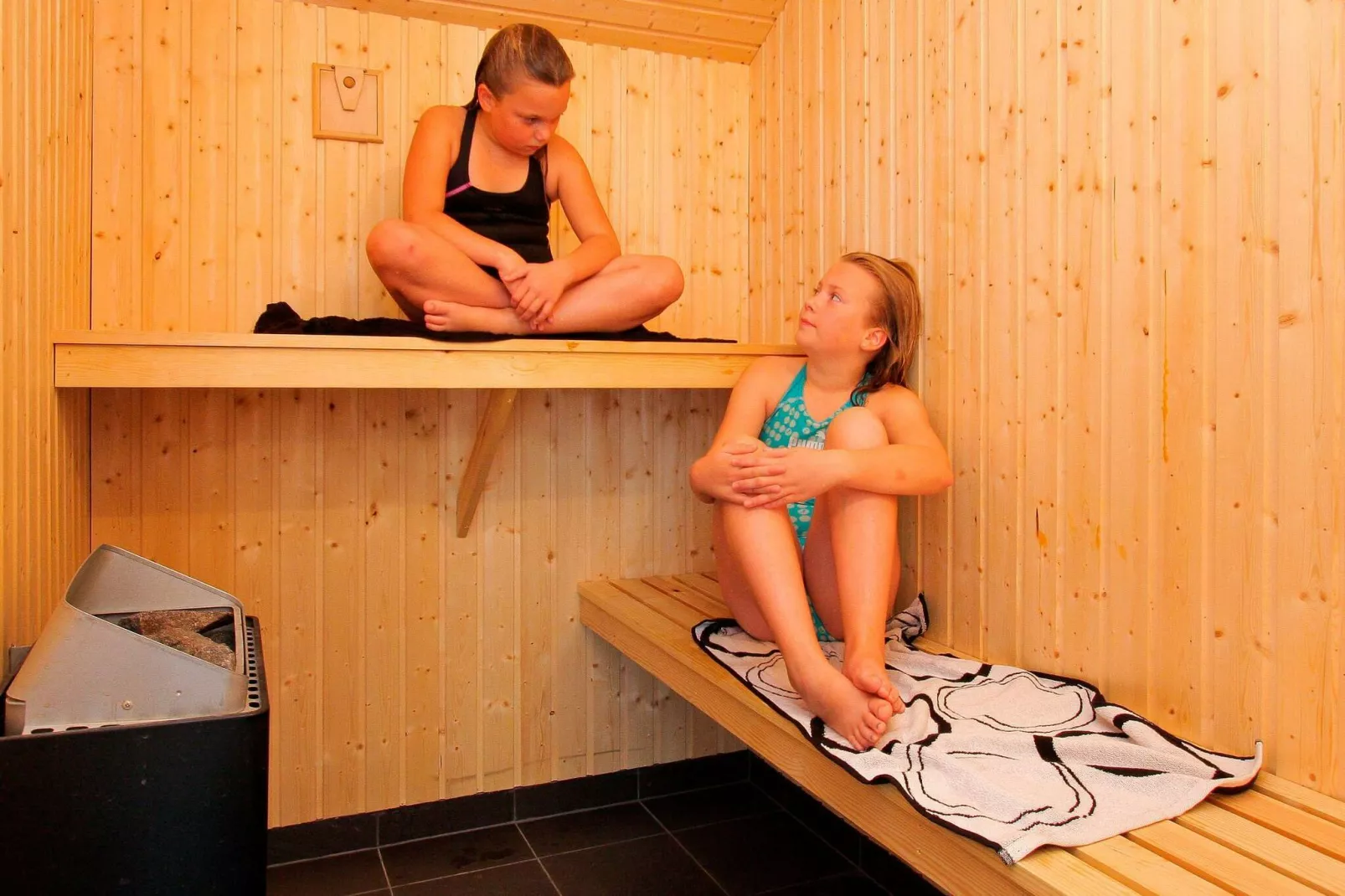 14 persoons vakantie huis in Løkken-Sauna