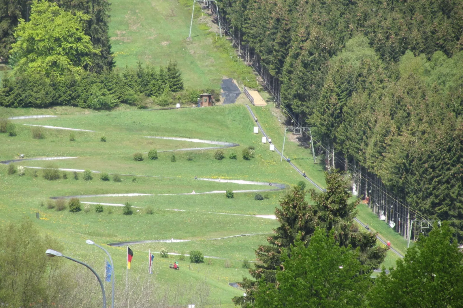 Küstelberg-Gebieden zomer 20km