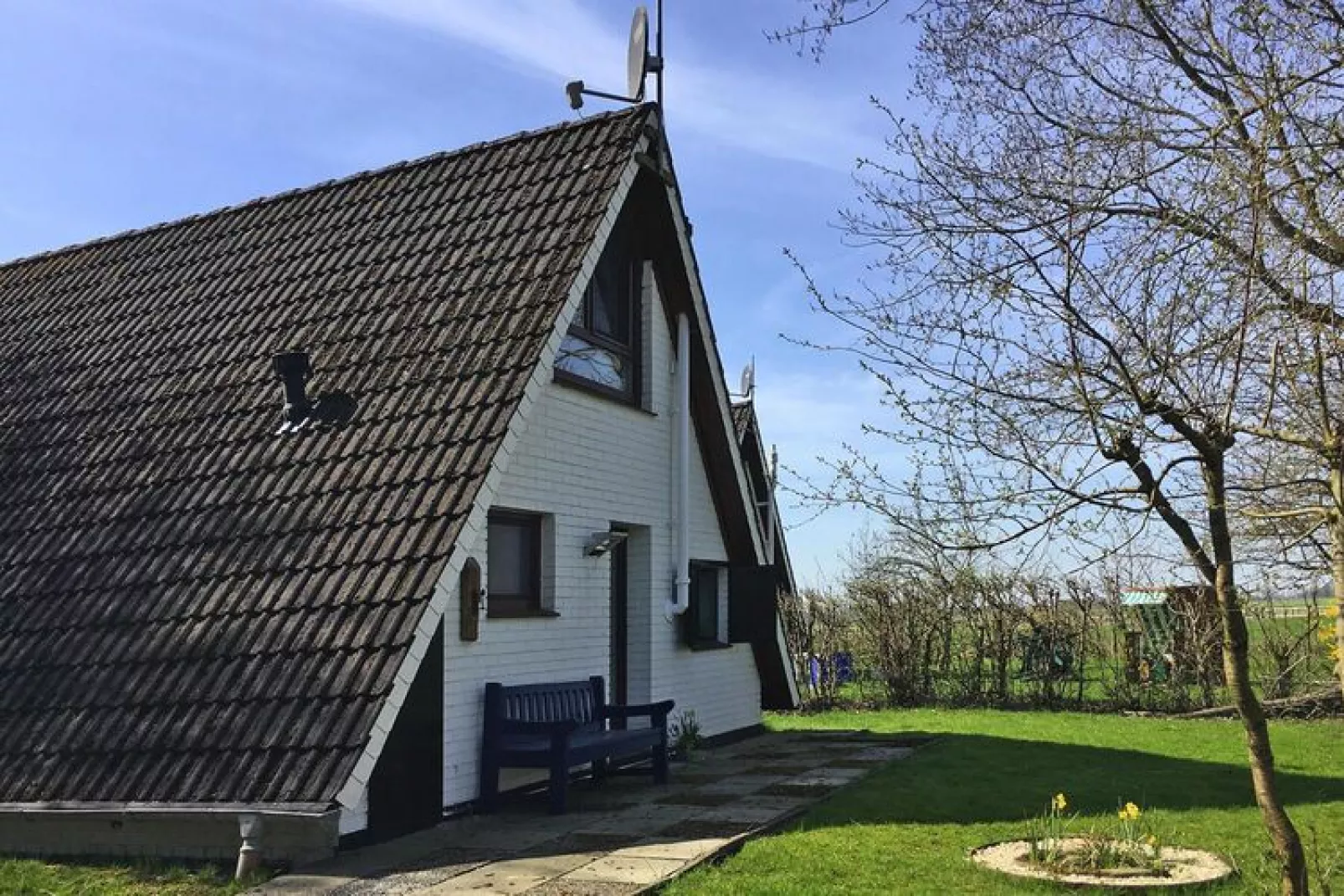 Ferienhaus in Burhave-Buitenkant zomer