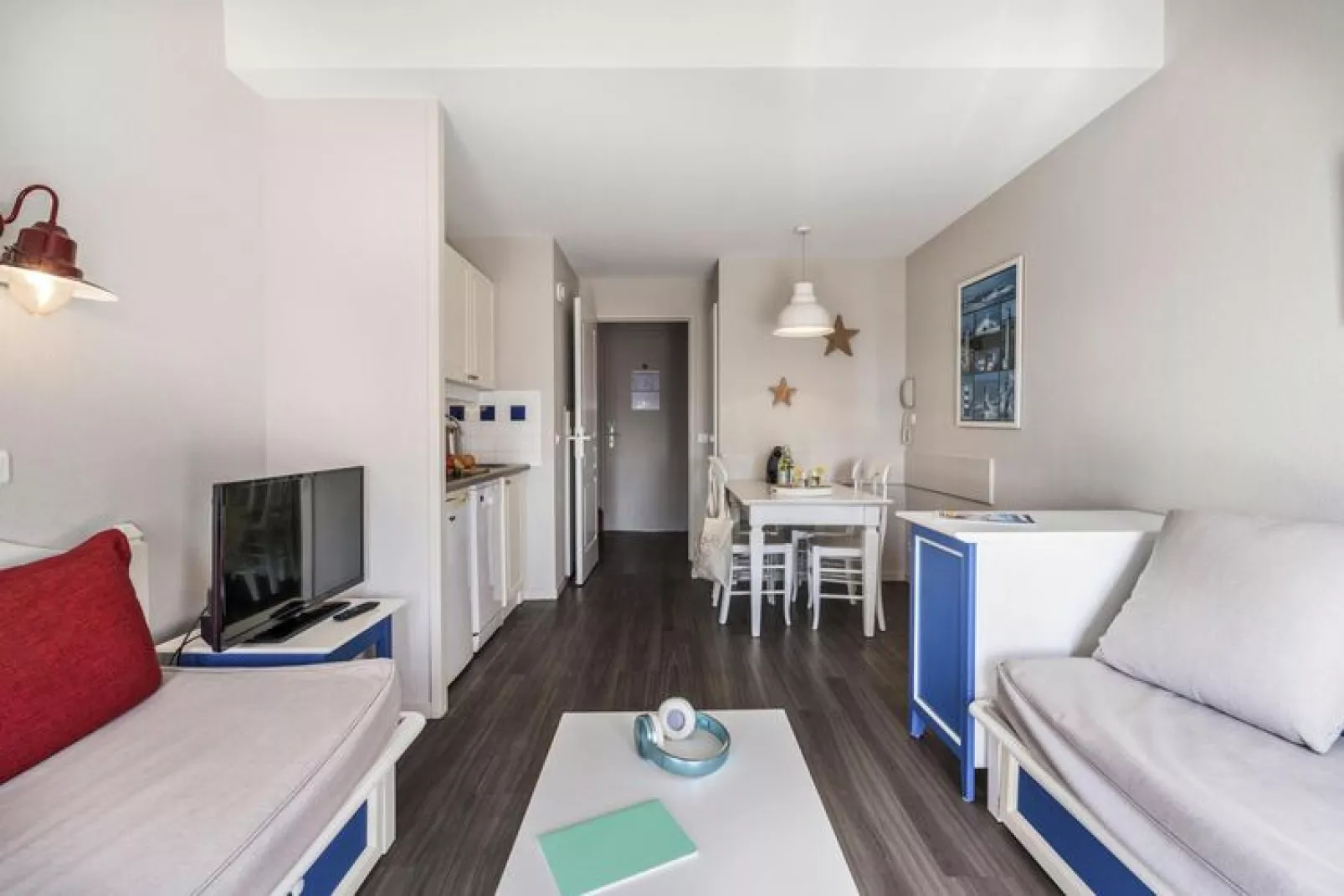 Residence Cap Marine Guilvinec // 24 Standard - Apt 4 personnes - 1 chambre-Woonkamer