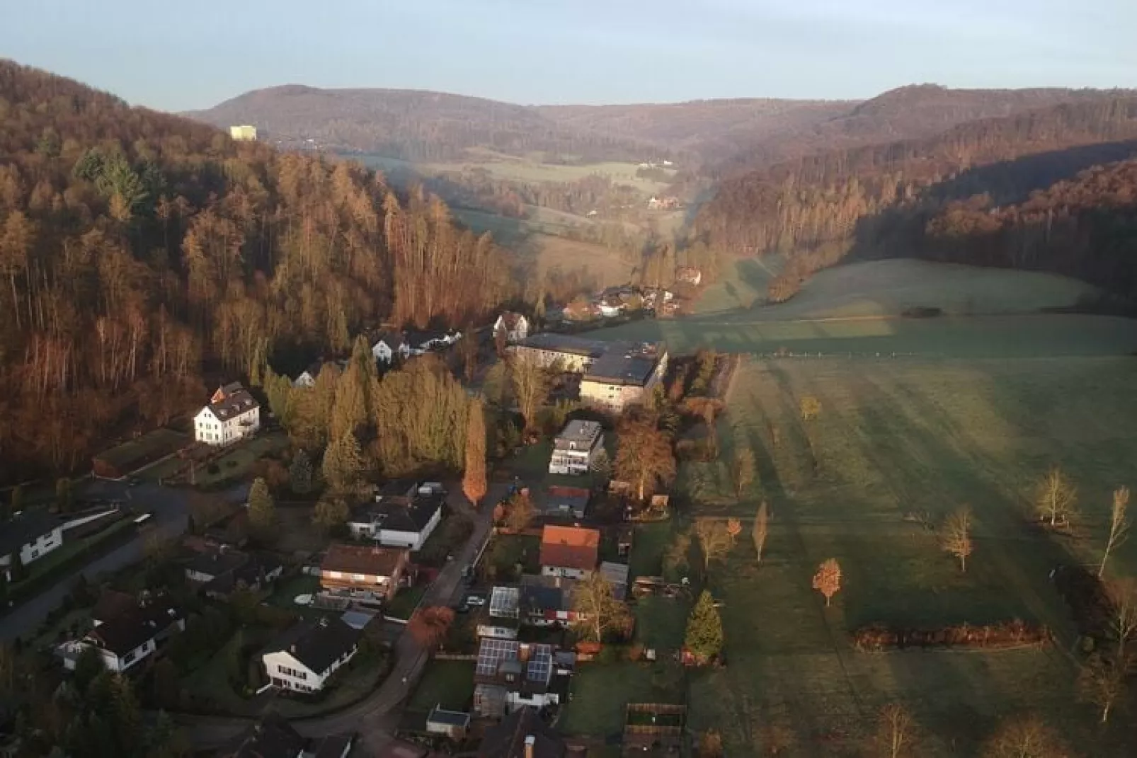 Weserbergland-Uitzicht zomer