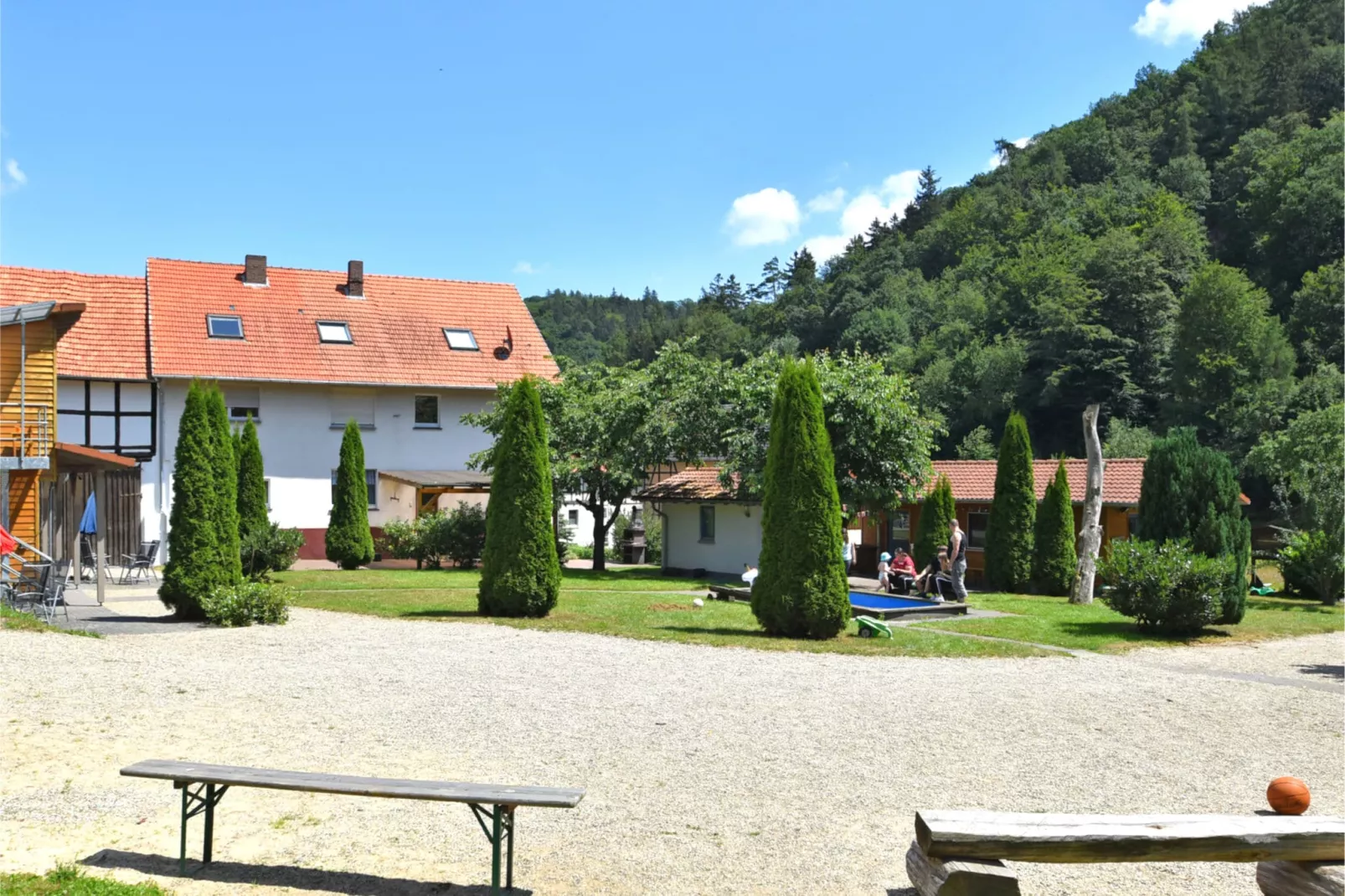 Am Ferienbauernhof - FW 7-Tuinen zomer