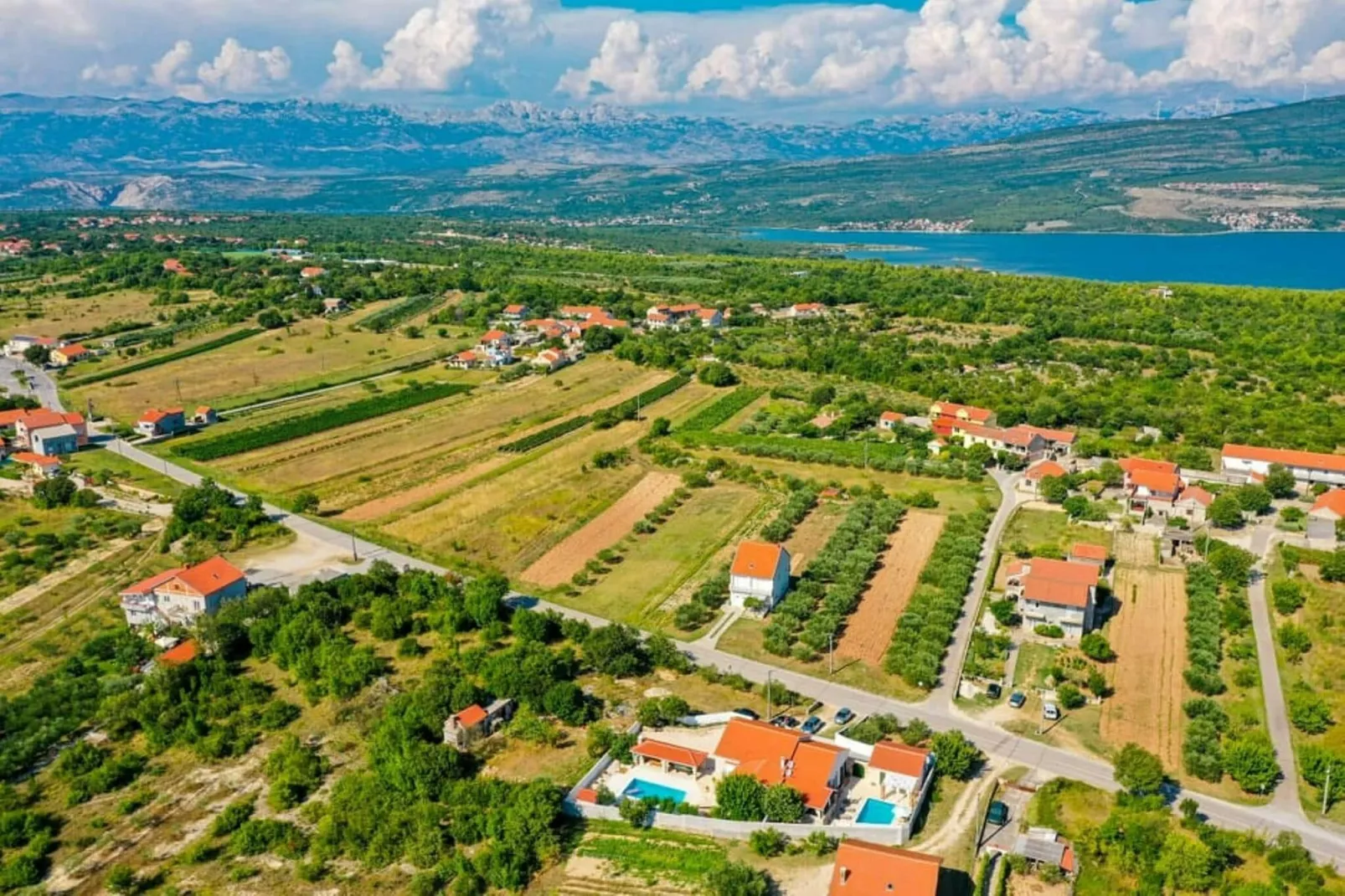 Vila Barka-Gebieden zomer 1km