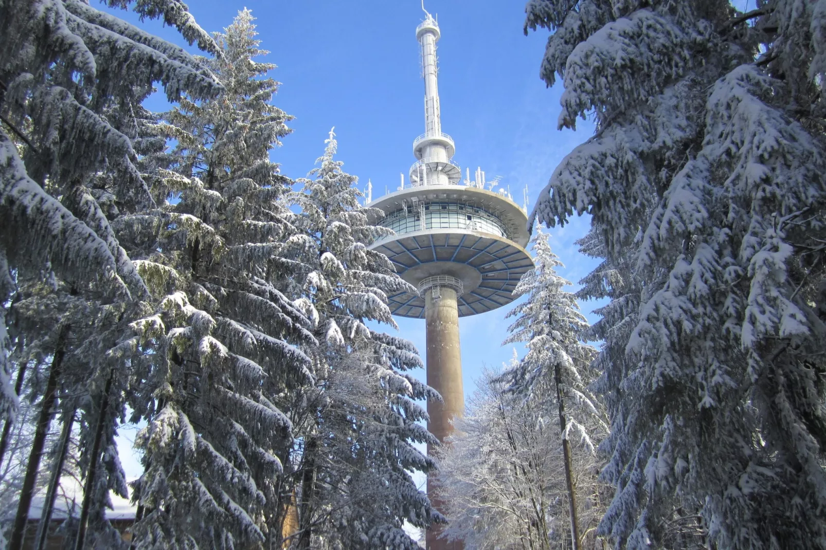 Kellerwald Hütte-Gebied winter 5km