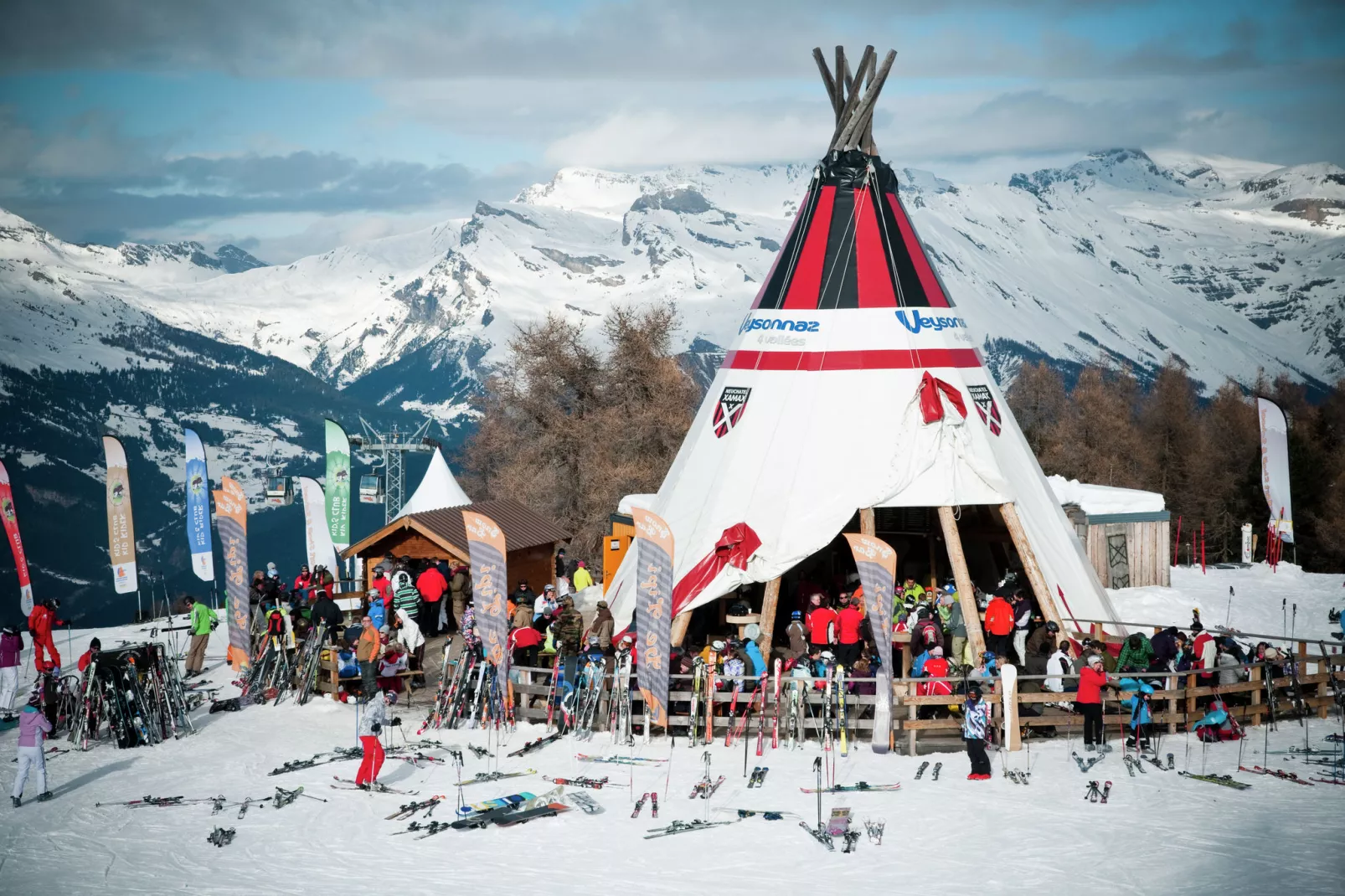 Ski Heaven-Gebied winter 5km