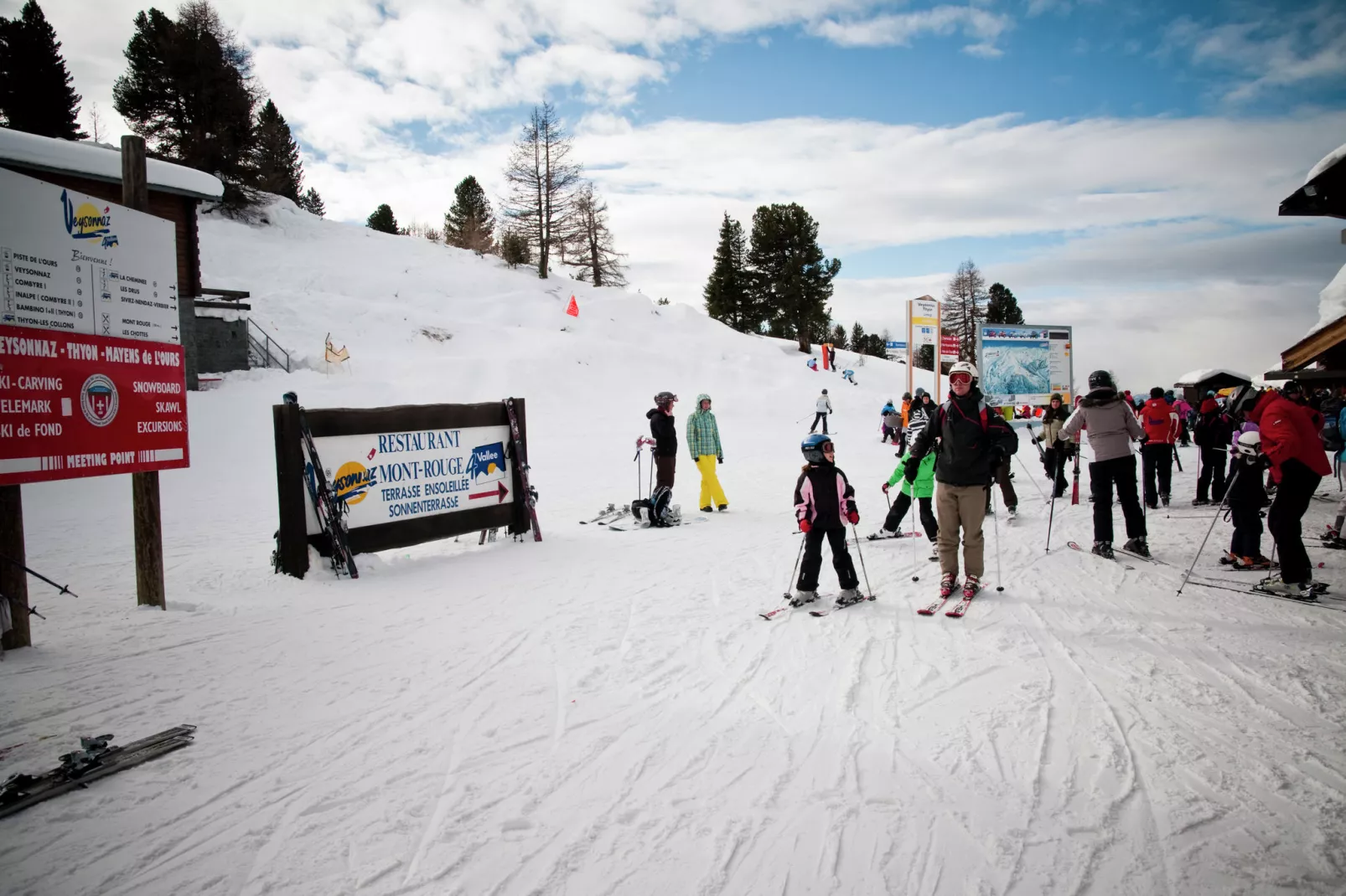 Ski Heaven-Gebied winter 5km