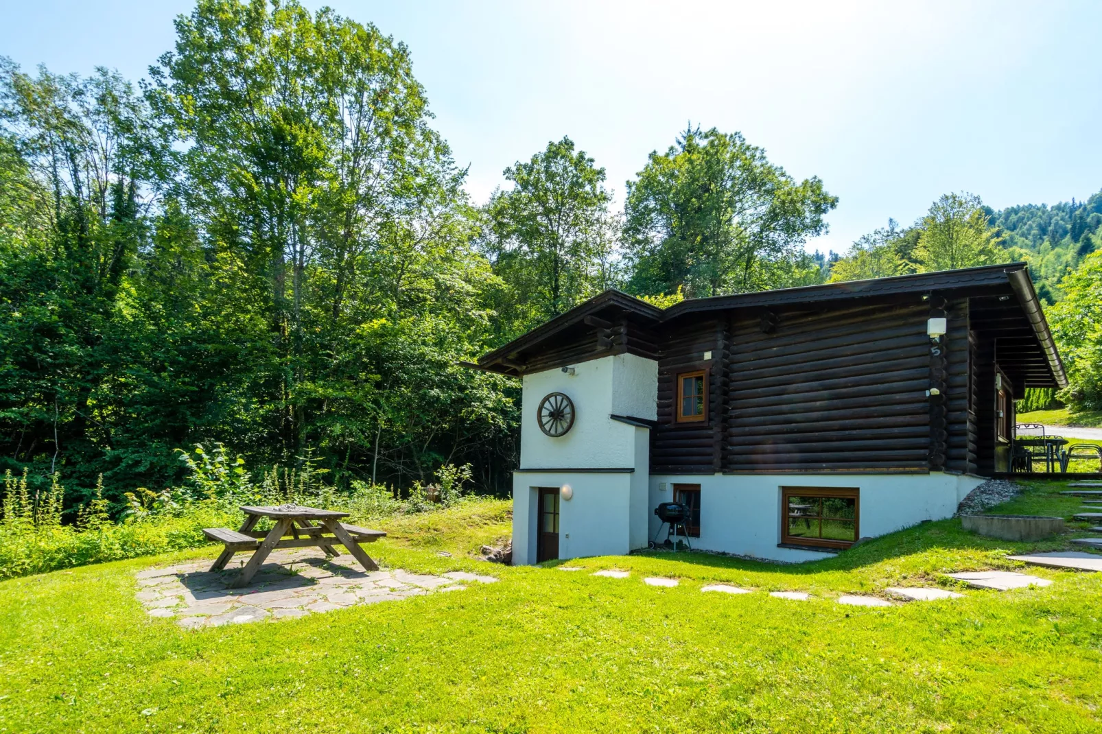 Chalet im Brixental-Buitenkant zomer