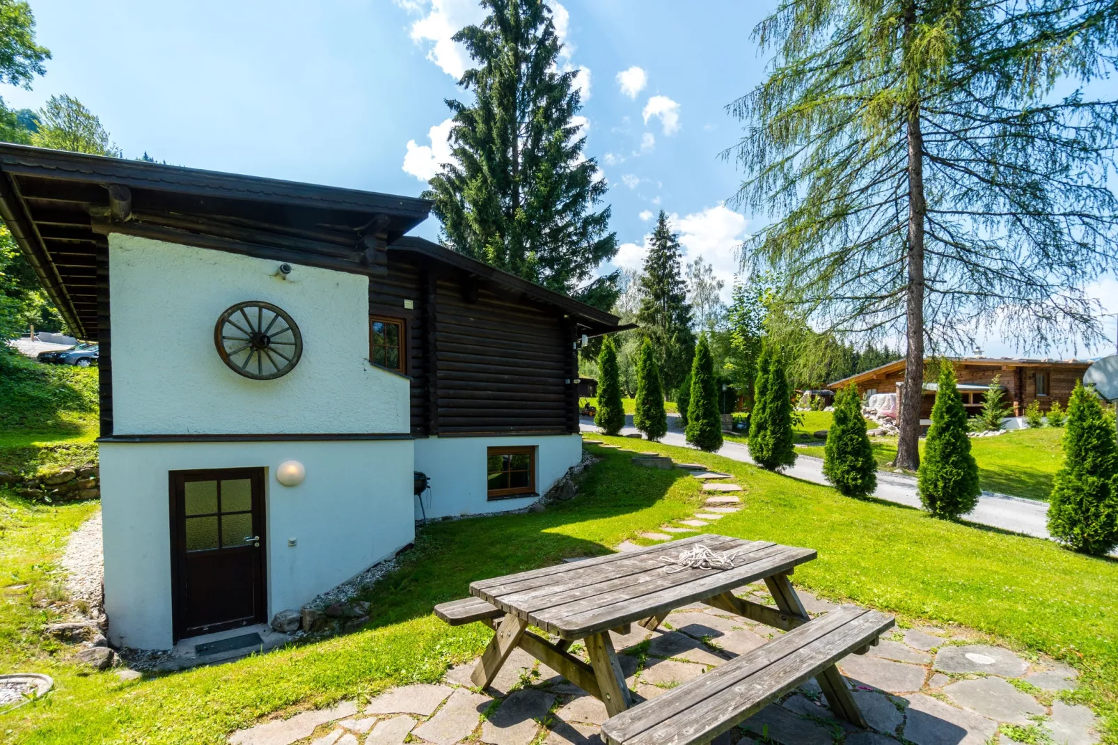 Chalet im Brixental-Buitenkant zomer