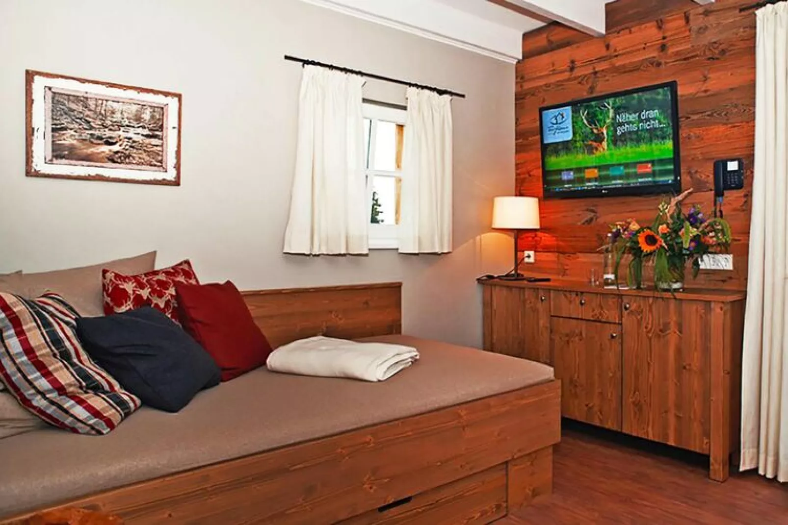 Exklusive Lodge best price 6  Personen-Woonkamer