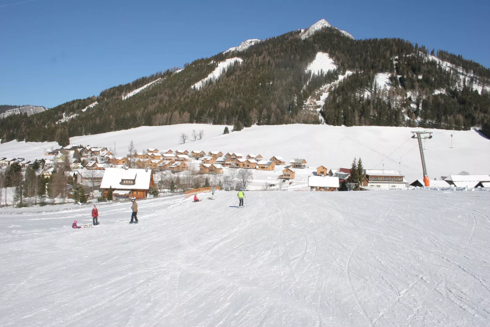 Chalet The LarchHouse-Gebied winter 1km