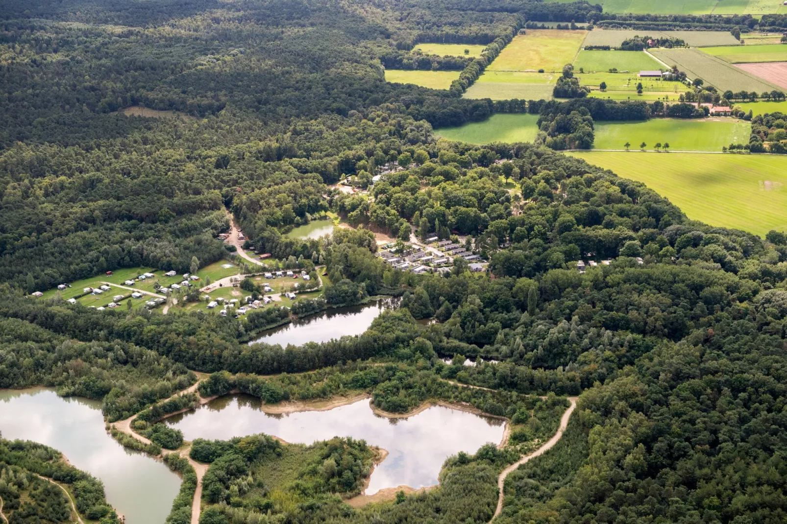 Resort Maasduinen 2-Gebieden zomer 5km