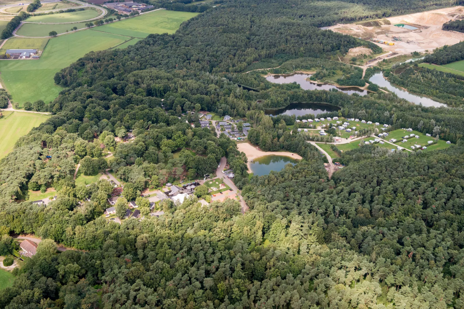 Resort Maasduinen 2-Gebieden zomer 5km