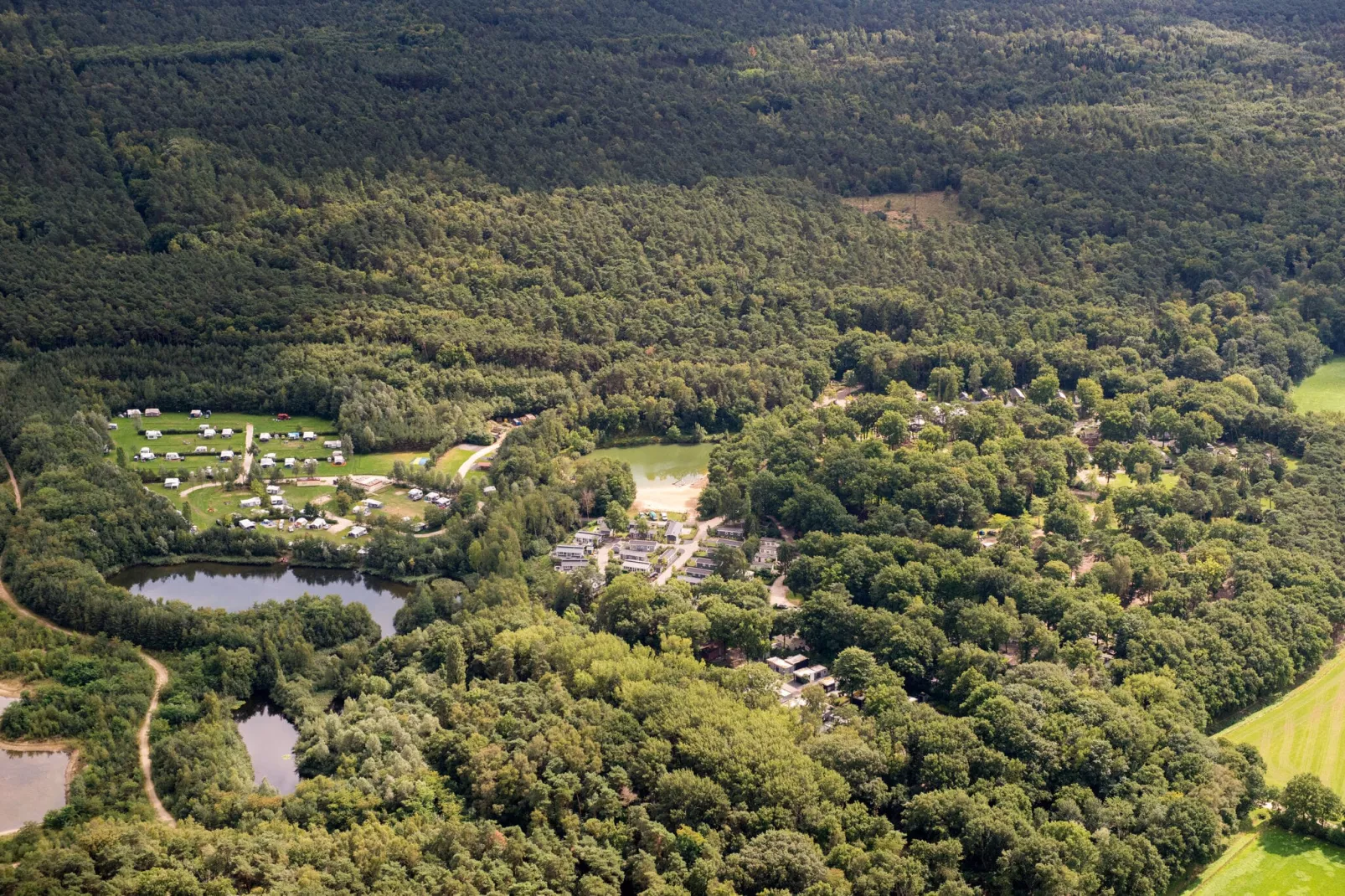 Resort Maasduinen 2-Gebieden zomer 5km