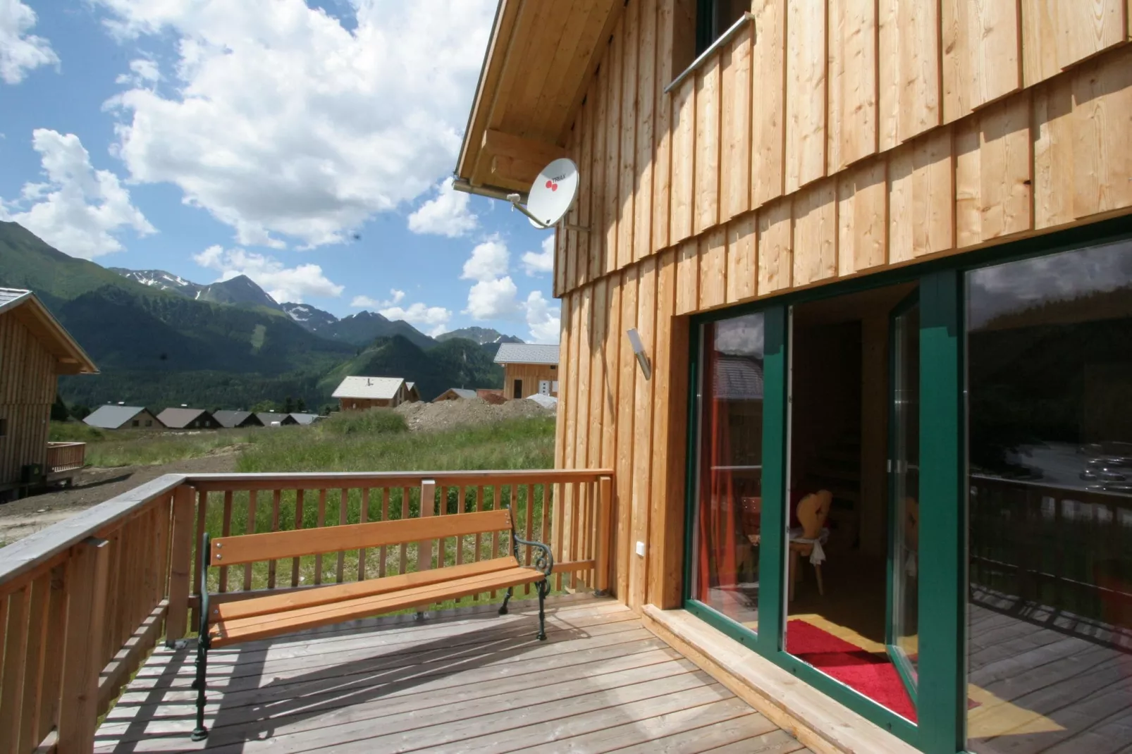 Chalet Sonnenschein-Uitzicht zomer