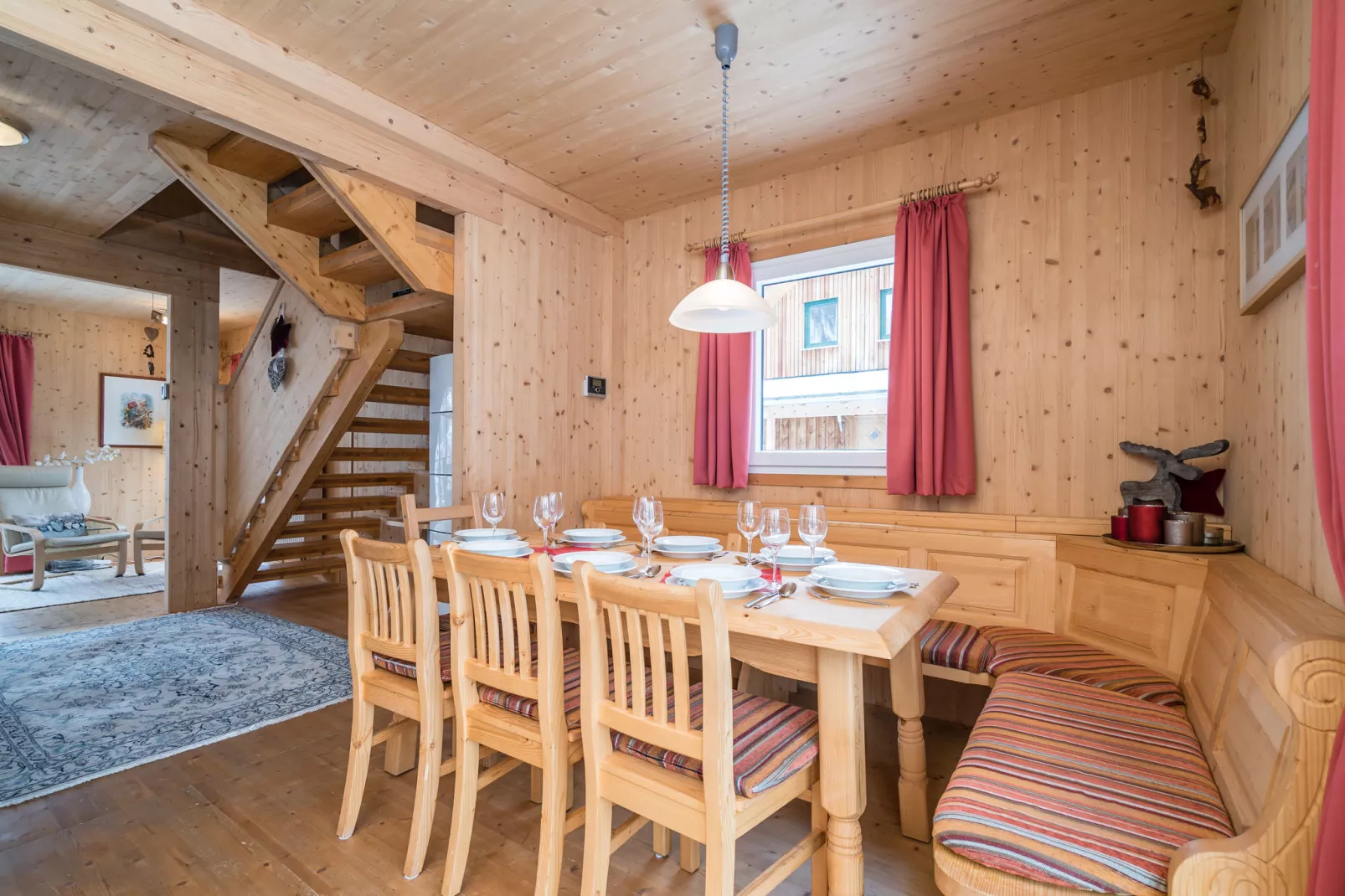 Luxe chalet in Hohentauern met adembenemend uitzicht-Woonkamer