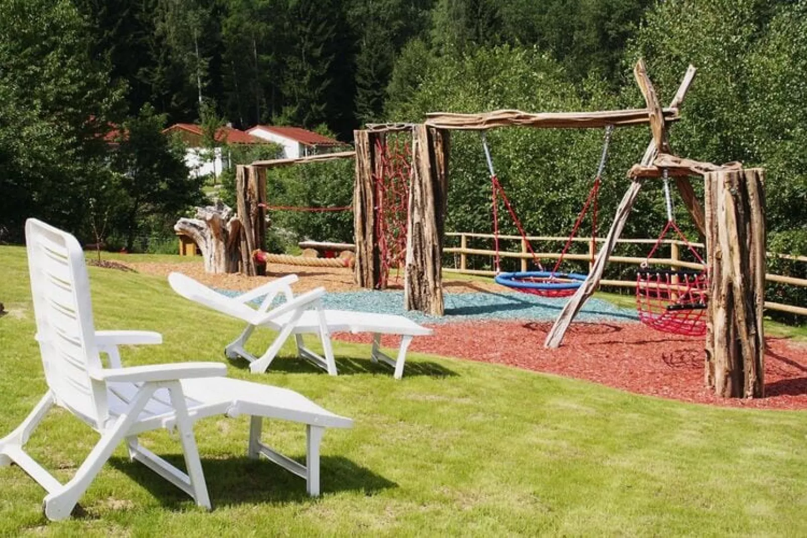 Ferienpark Falkenstein-Typ F 74 qm-Tuinen zomer