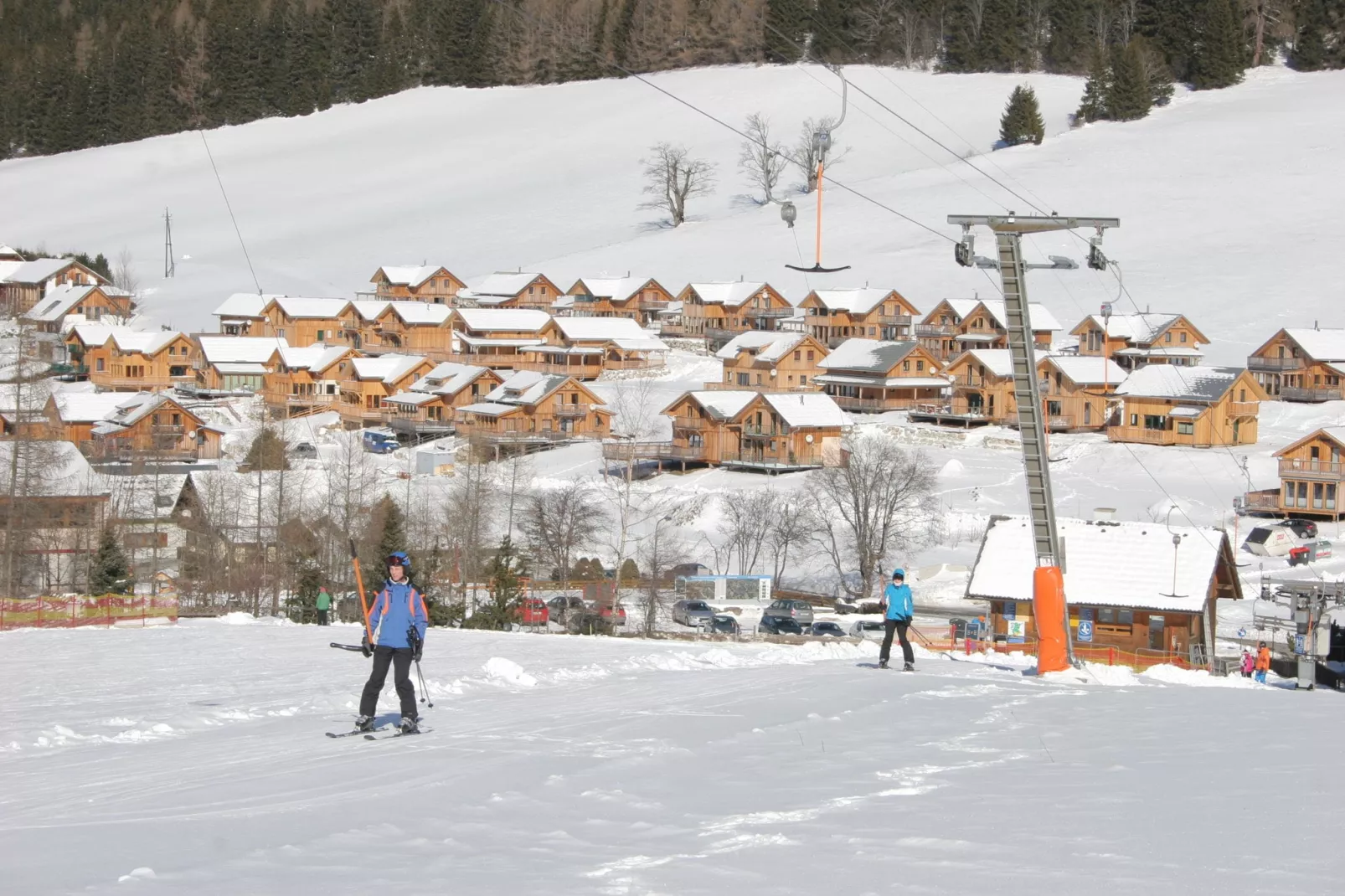 Chalet Hüttenzauber-Gebied winter 1km