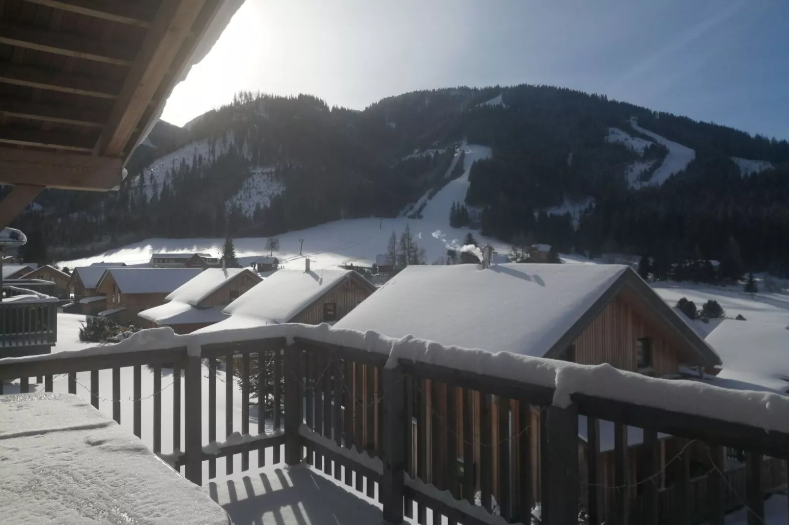 Chalet Hüttenzauber-Uitzicht winter