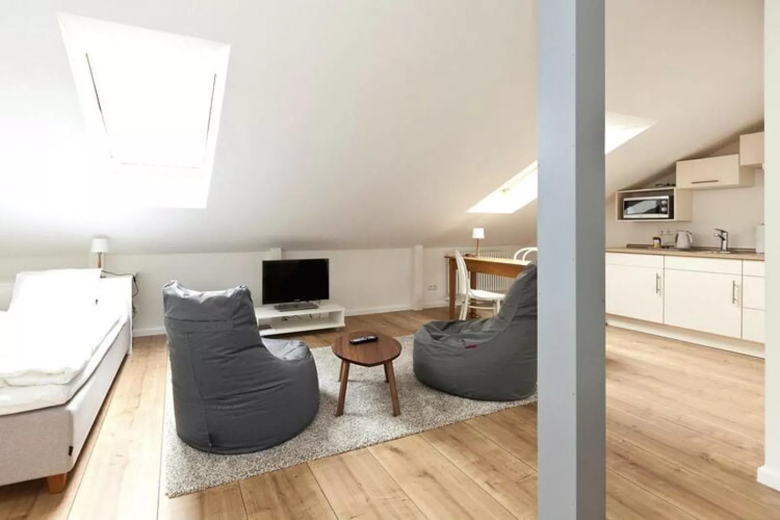 Appartements im Sudhaus / Studio 35-40 m²-Woonkamer