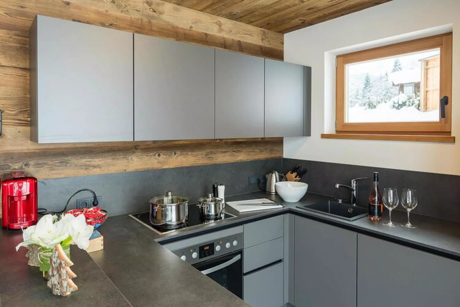 Chalets Grosslehen, Fieberbrunn-Keuken