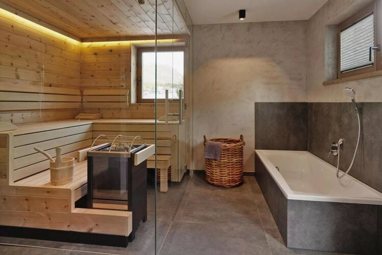 Chalets Grosslehen, Fieberbrunn-Badkamer