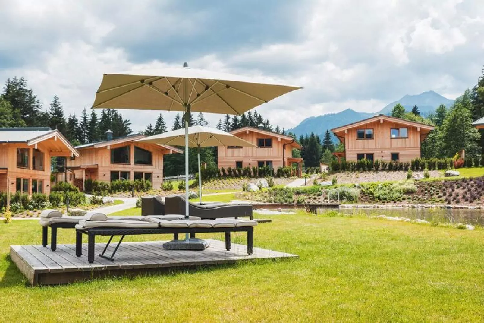 Chalets Grosslehen, Fieberbrunn-Buitenkant zomer