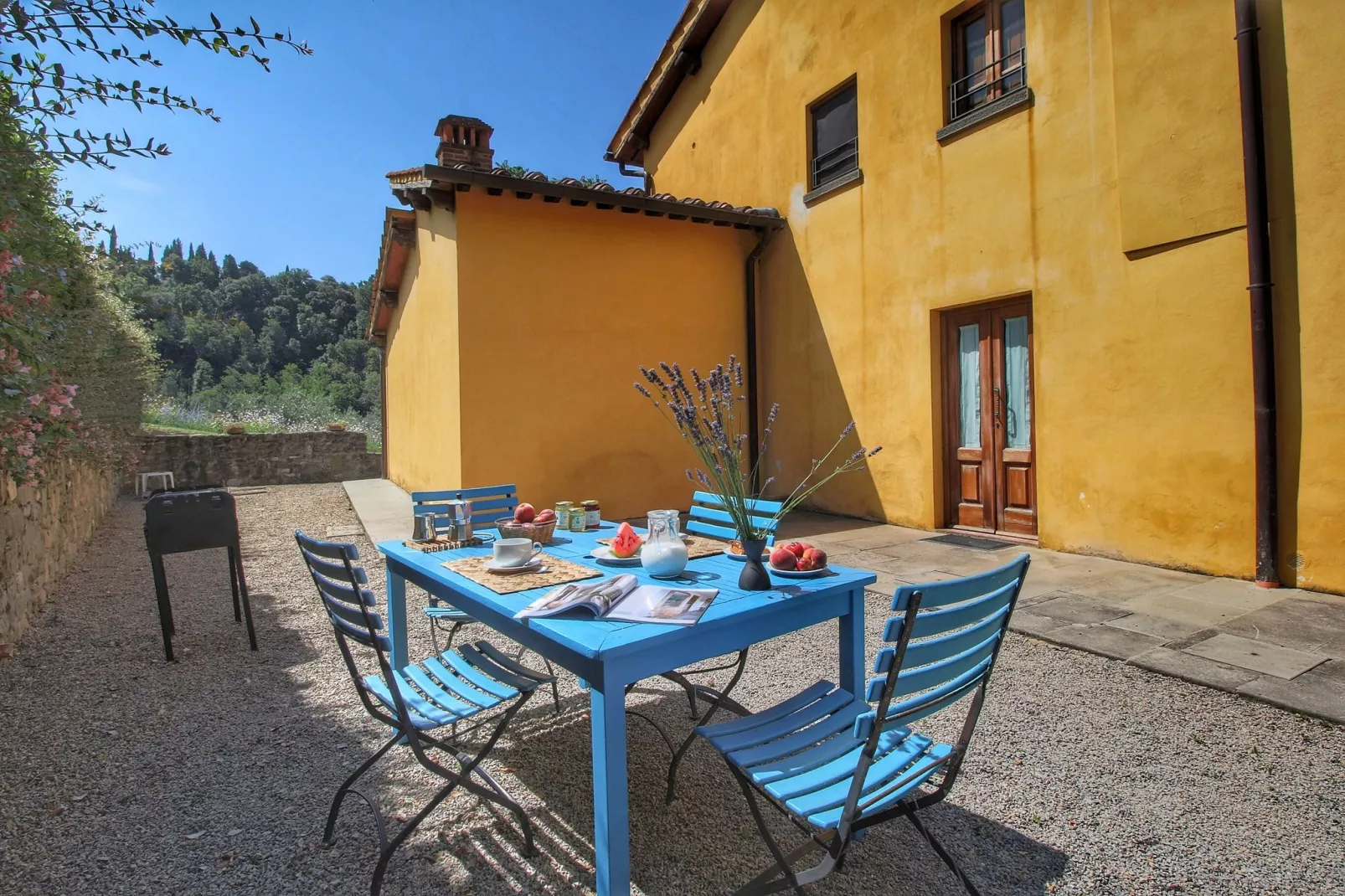 Podere Pulicciano Orciaia-Terrasbalkon