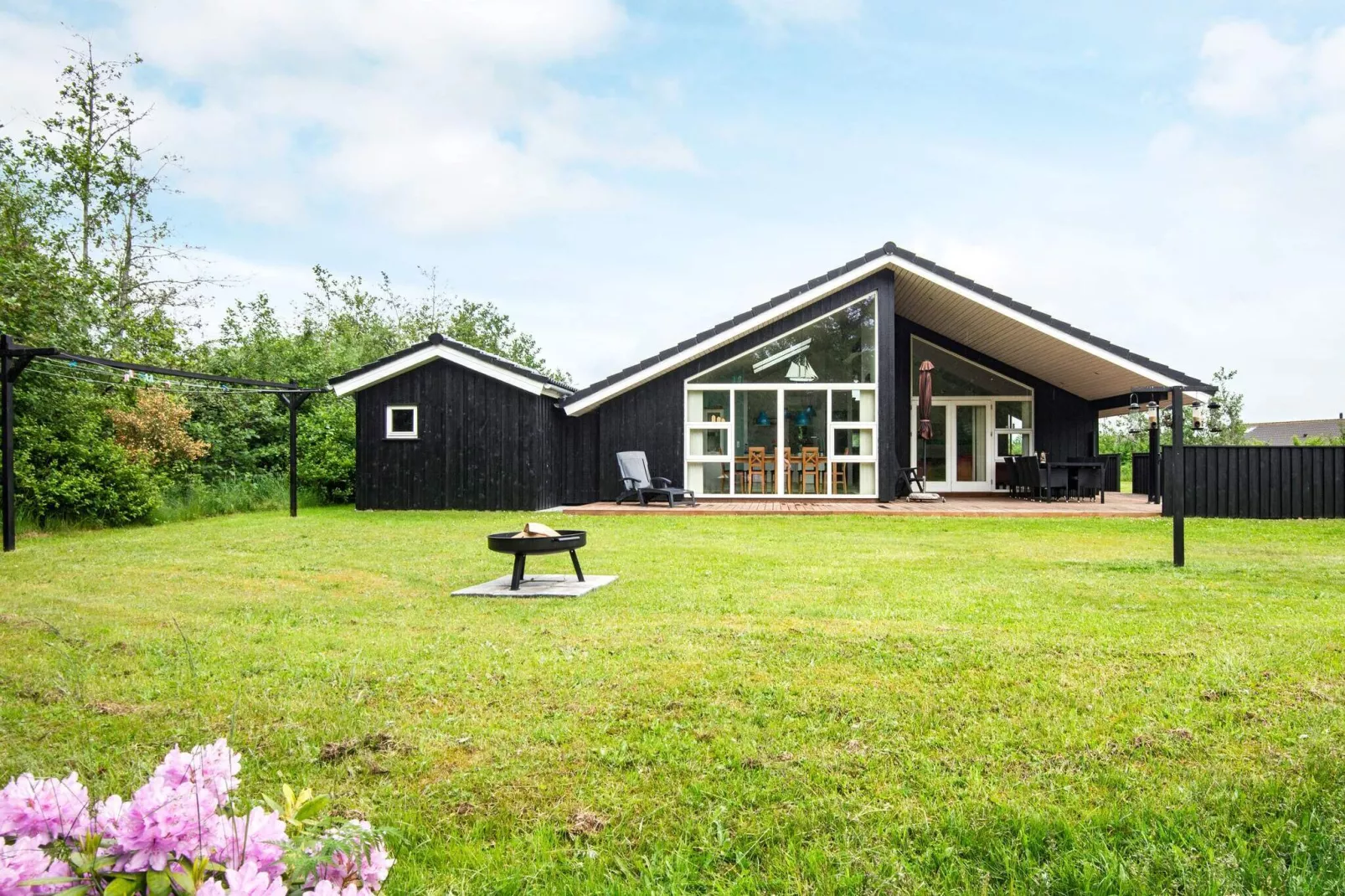 Ruim vakantiehuis in Brovst met sauna-Uitzicht