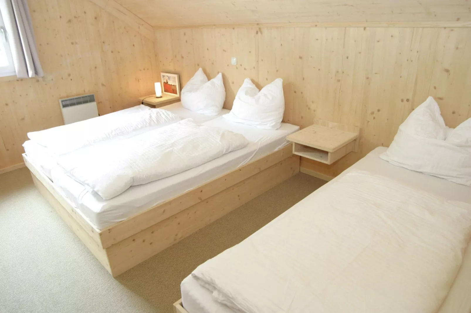 Groot chalet in Steiermark met sauna-Slaapkamer