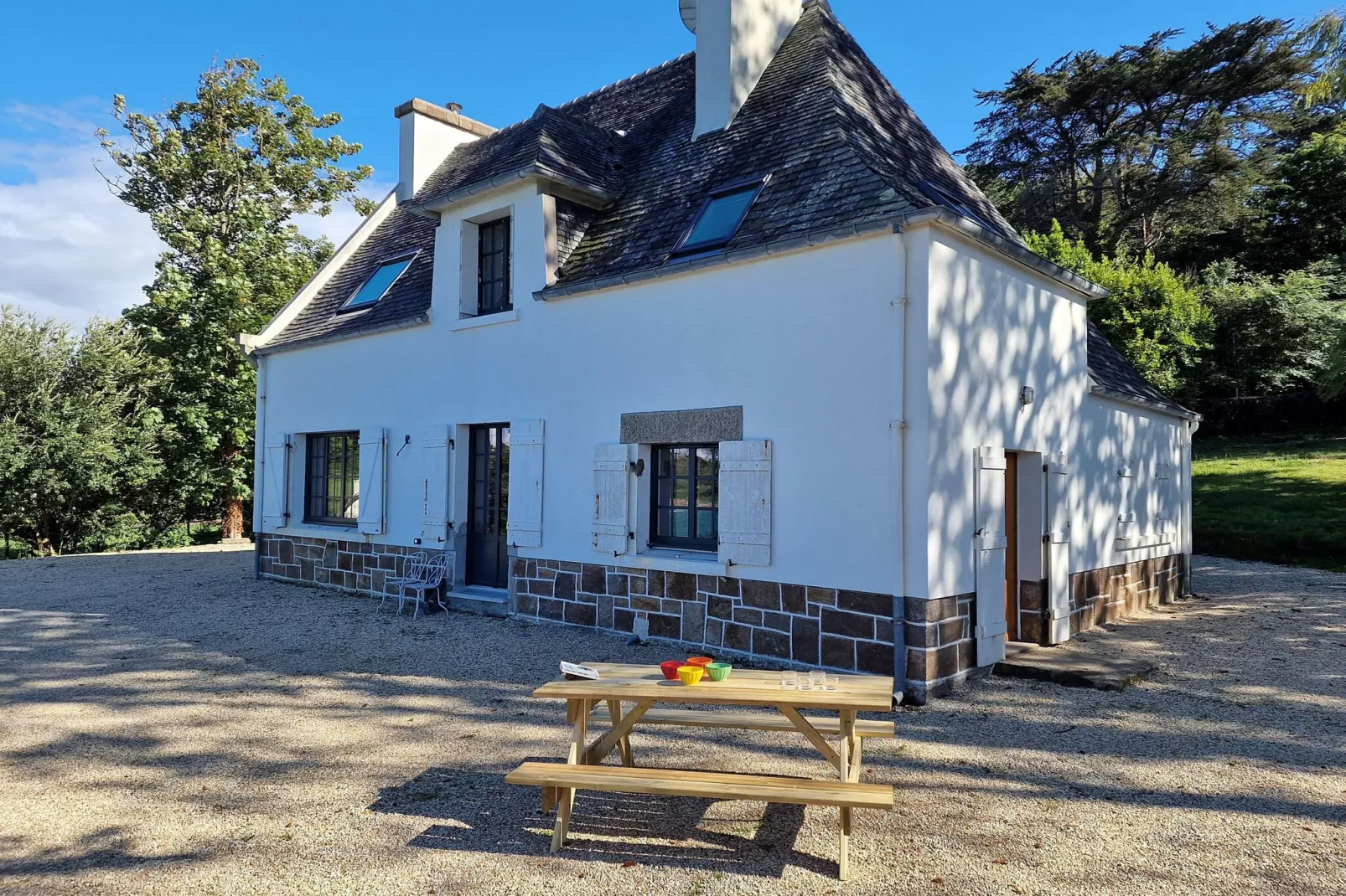 Maison de vacances Plougasnou-Buitenkant zomer