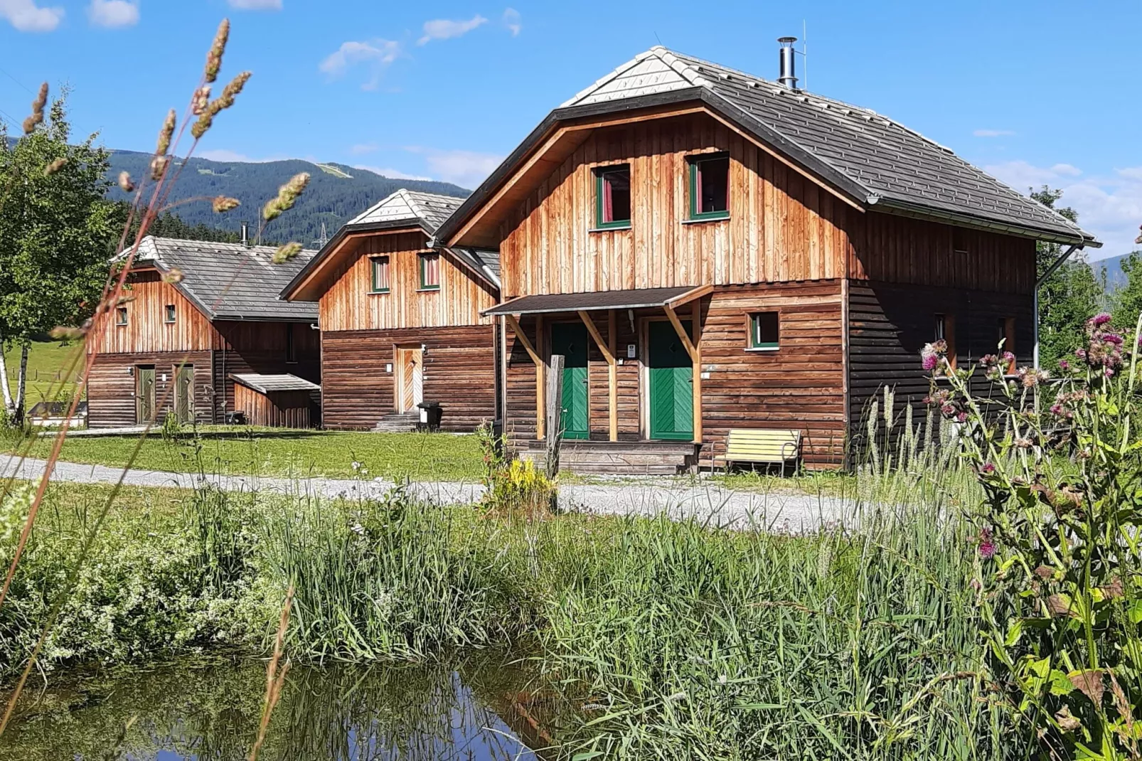 Chalet Murau-Tuinen zomer