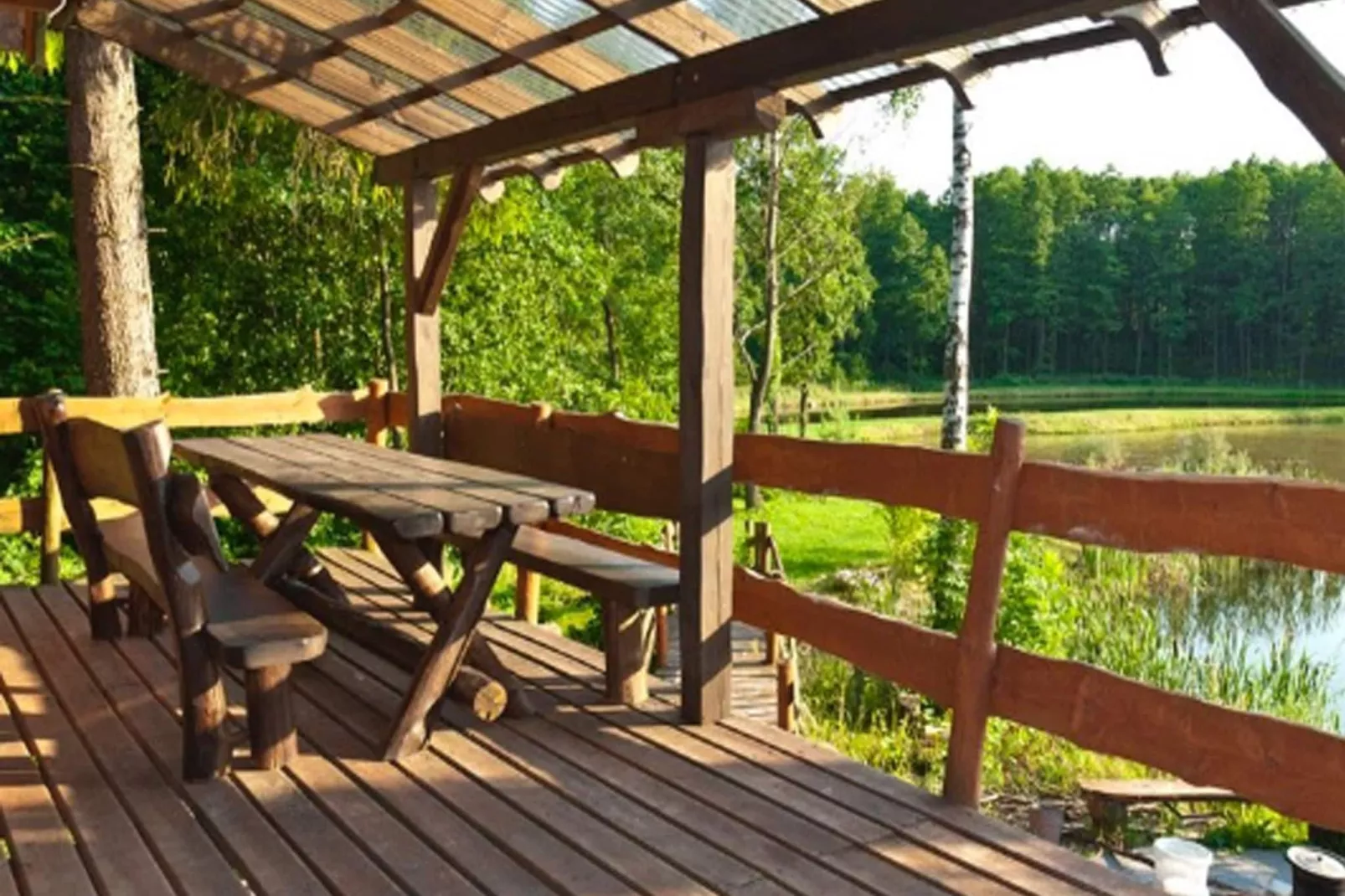 House Gajewo in Podlasie-Terrasbalkon