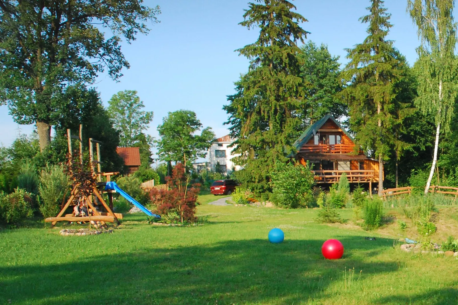 House Gajewo in Podlasie-Tuinen zomer