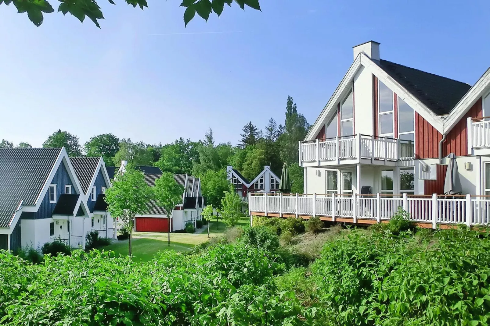 Ferienwohnung Bornholm im Schlosspark-Gebieden zomer 1km