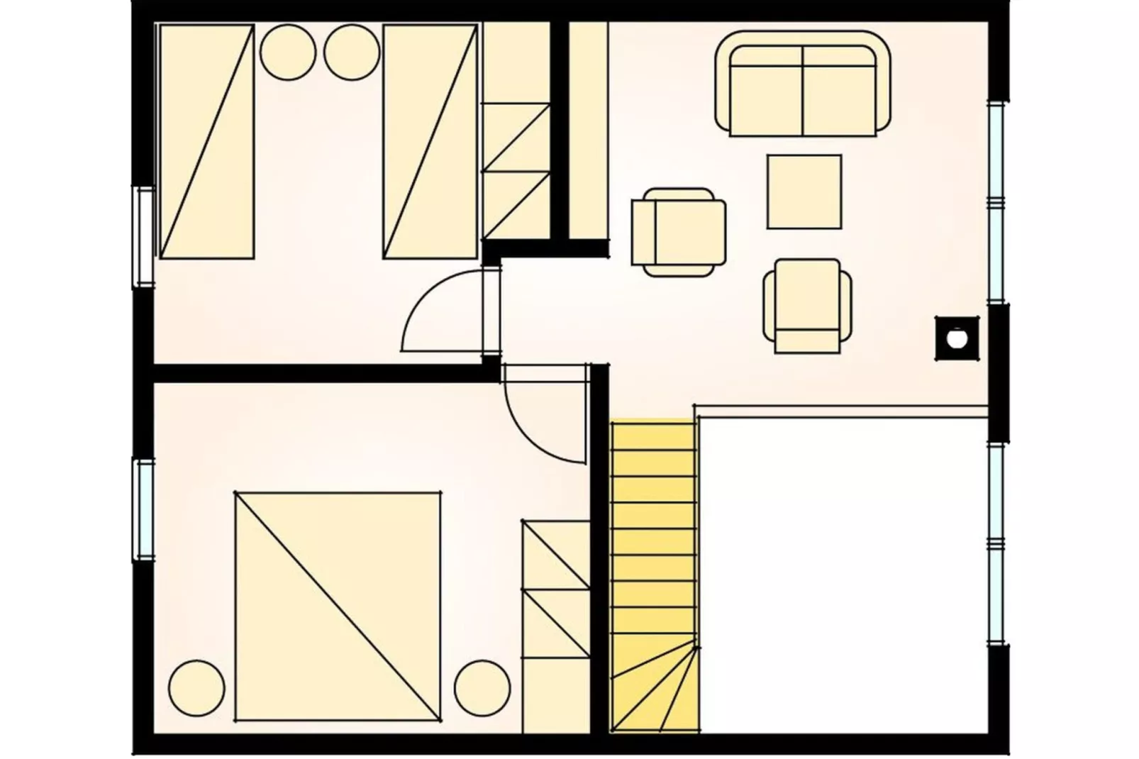 Ferienhaus Falster im Schlosspark-Plattegrond