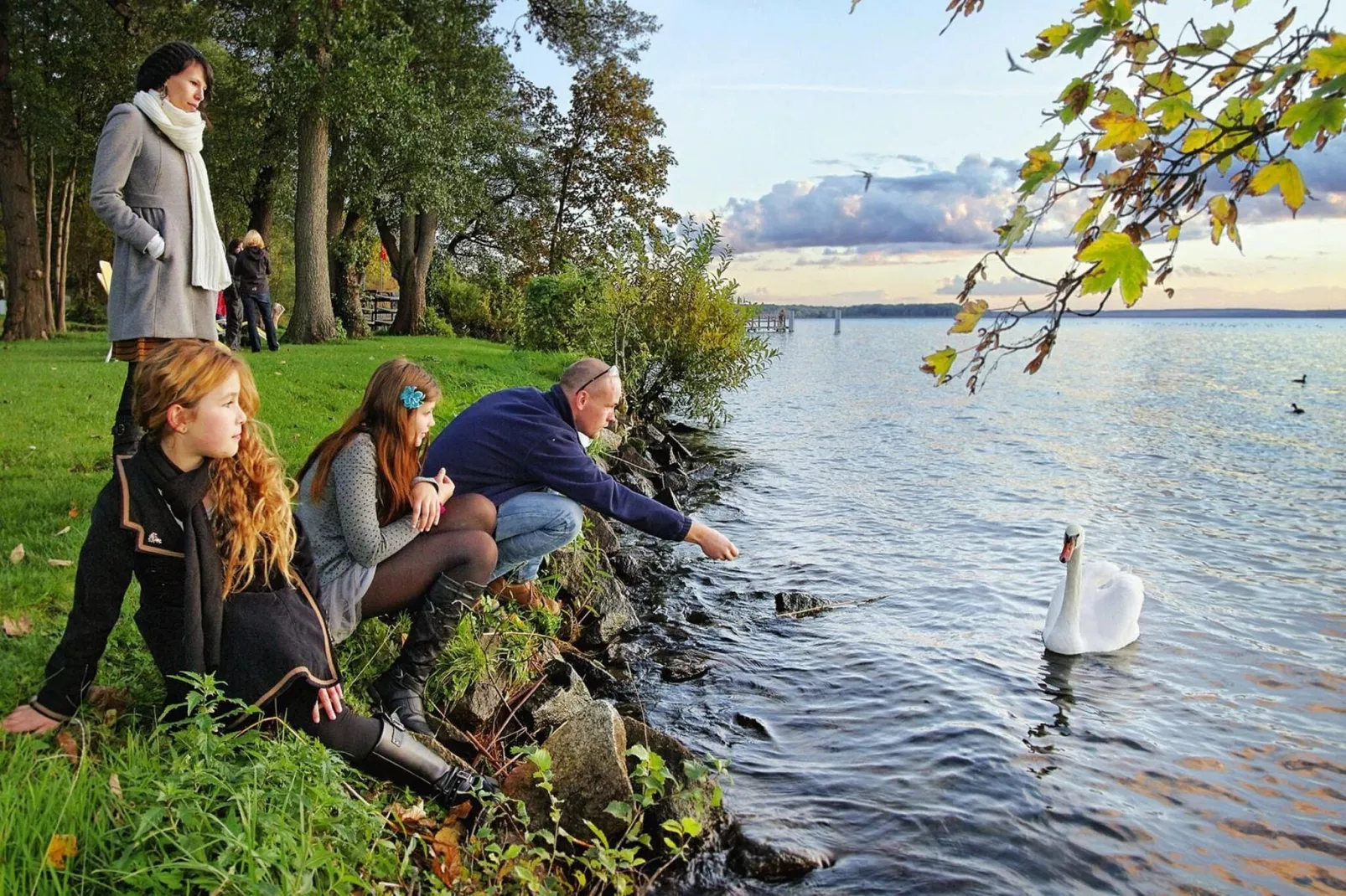 Ferienhaus Falster im Schlosspark-Gebieden zomer 1km