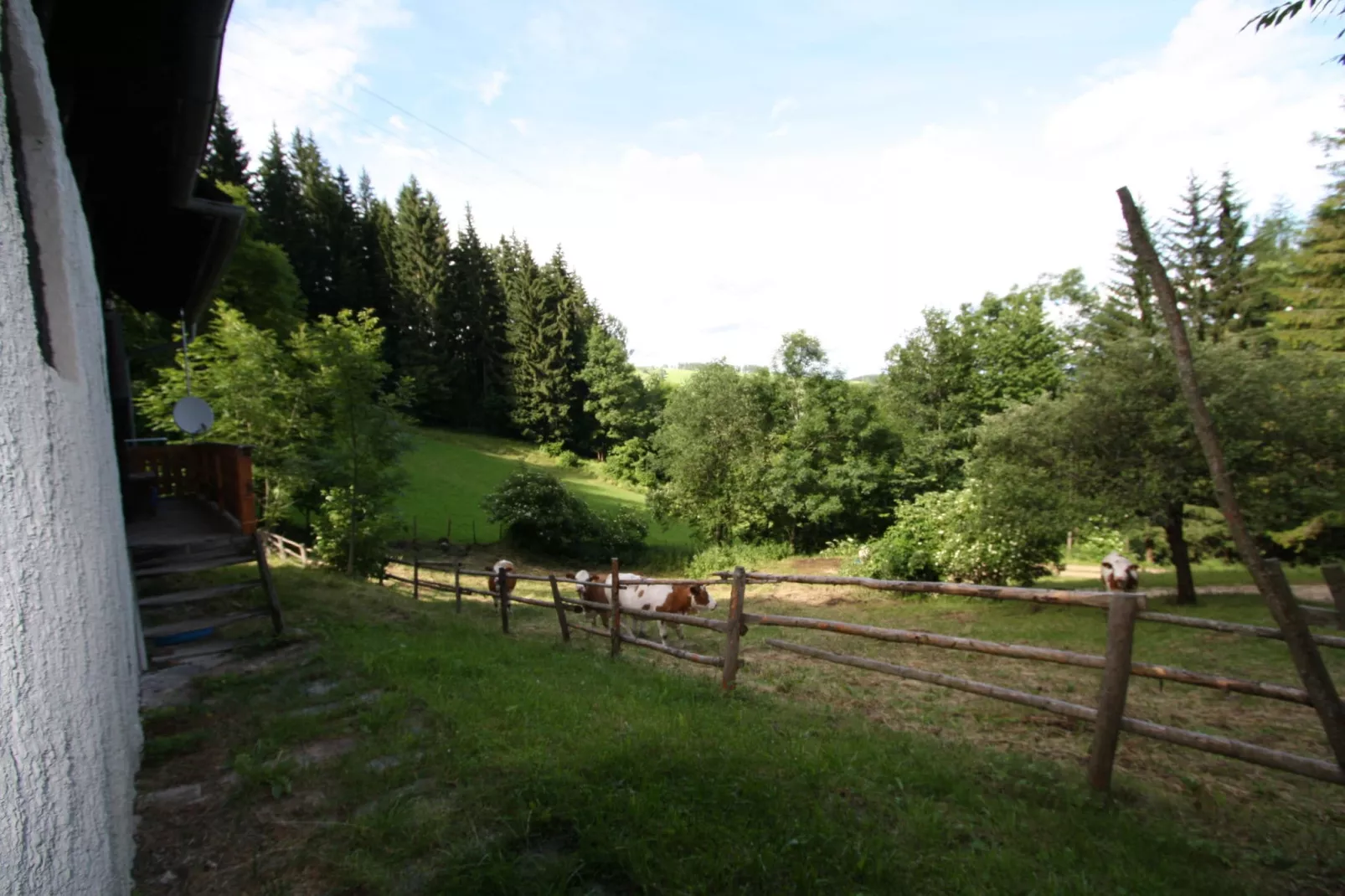 Brentlhütte-Uitzicht zomer