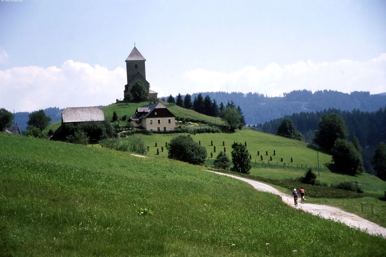 Brentlhütte-Gebieden zomer 20km