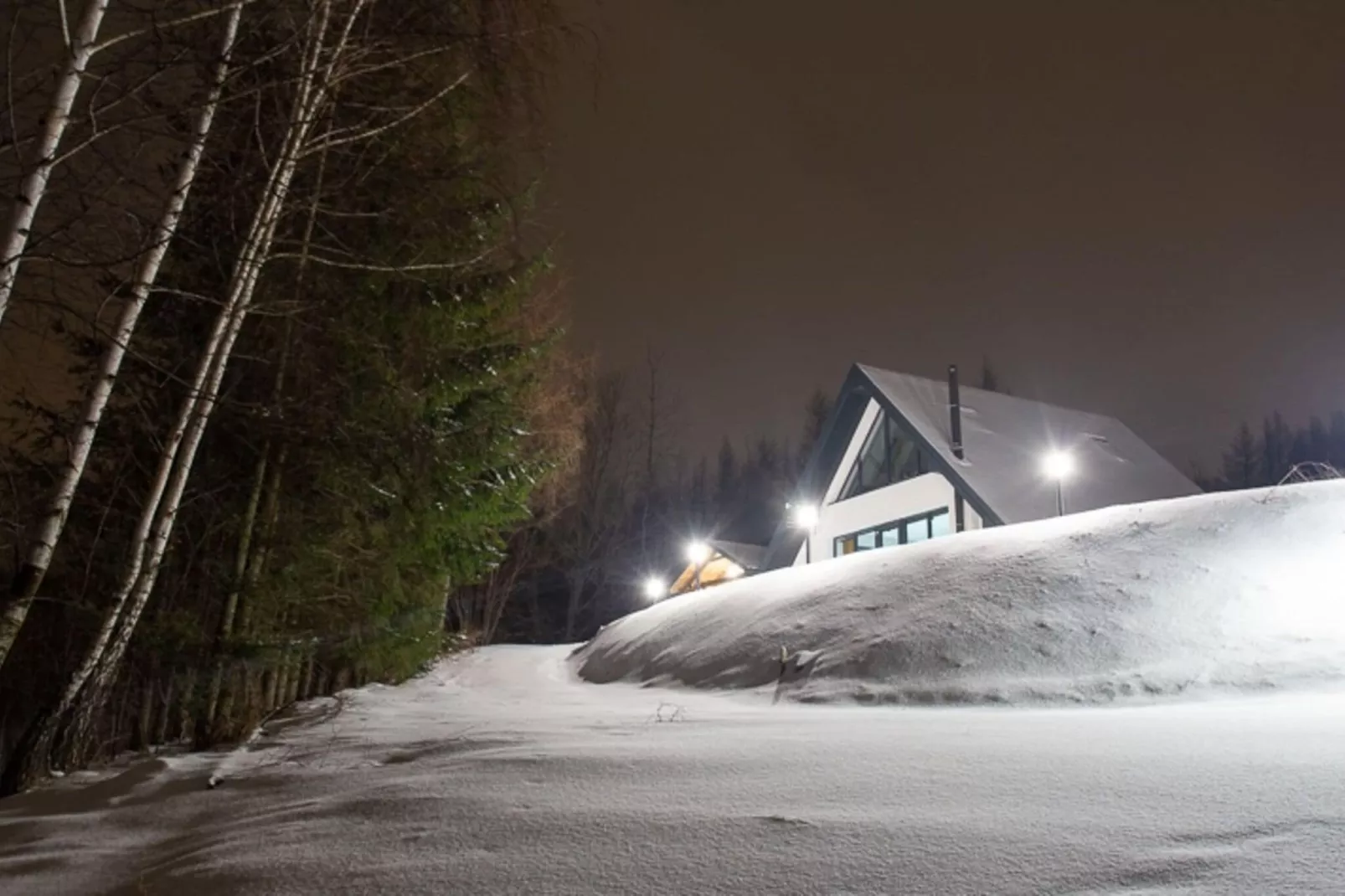 Domek na Wzgórzu-Exterieur winter