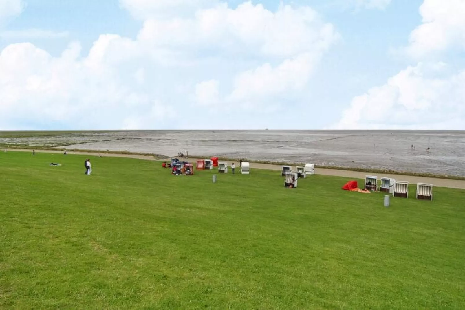 Reihenhaus in Friedrichskoog-Spitze-kleiner Steert 6-Gebieden zomer 1km