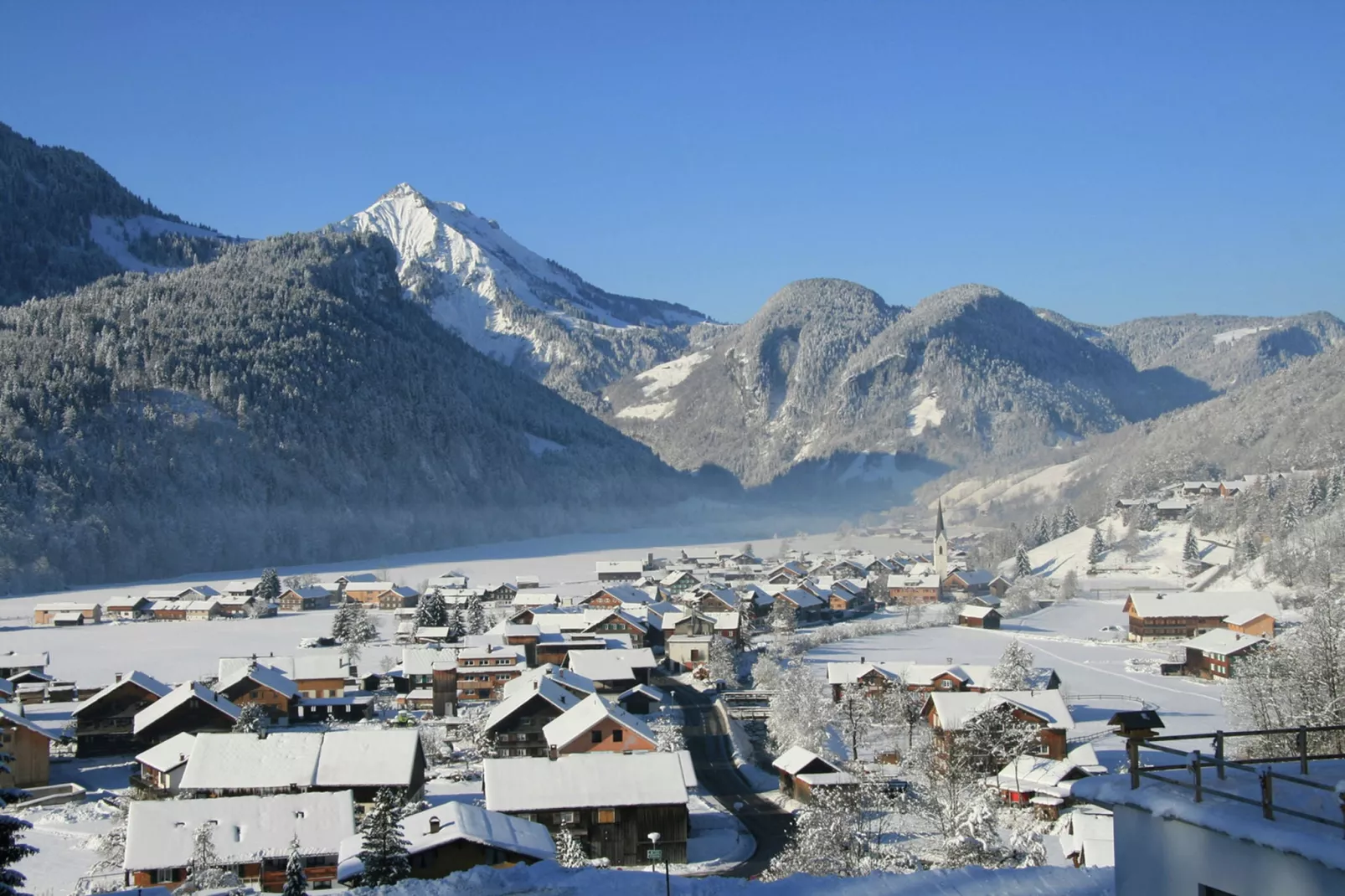 Chalet Steffko-Gebied winter 5km