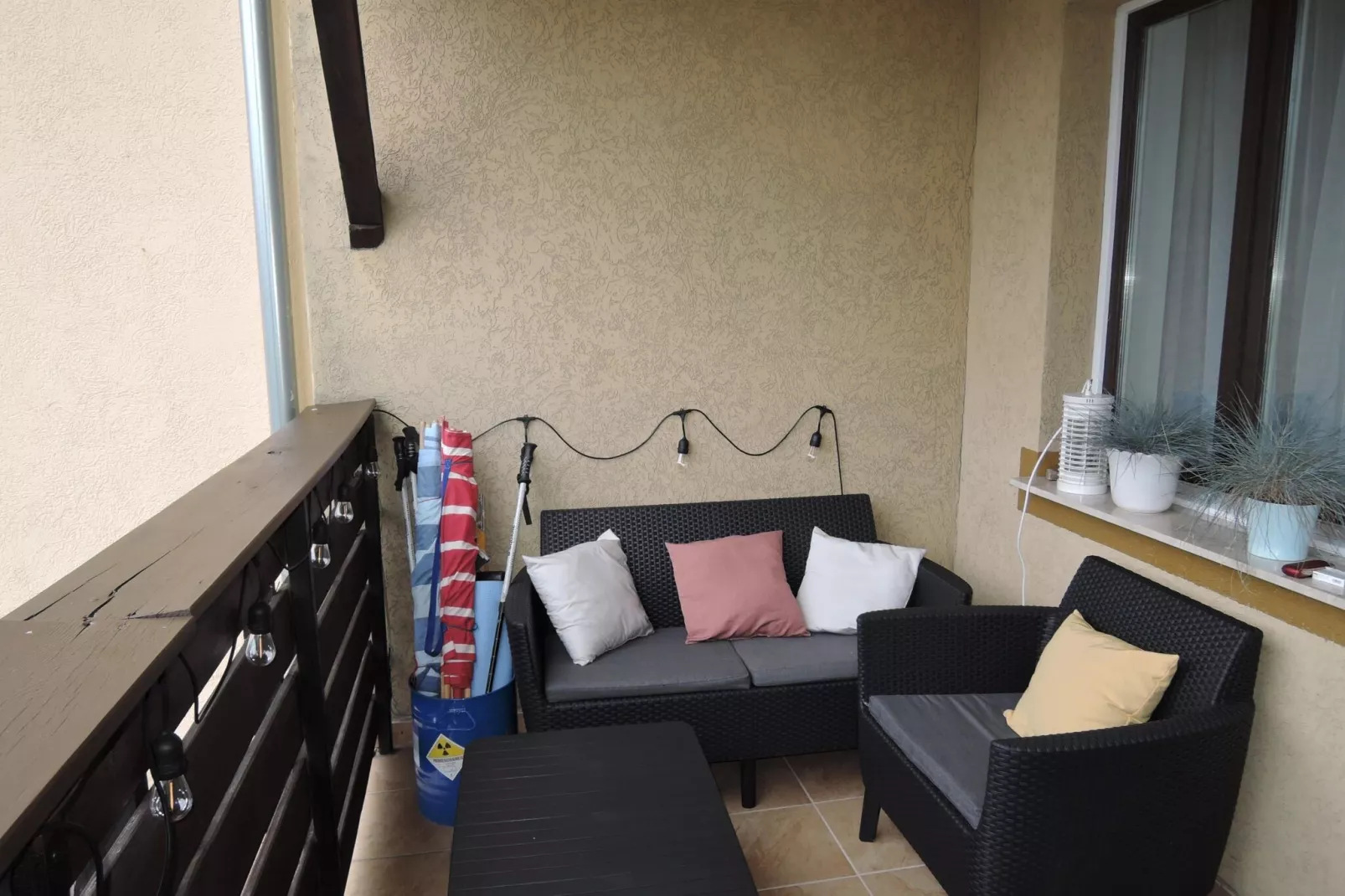 Appartment in Miedzyzdroje for 8 persons STO-Terrasbalkon