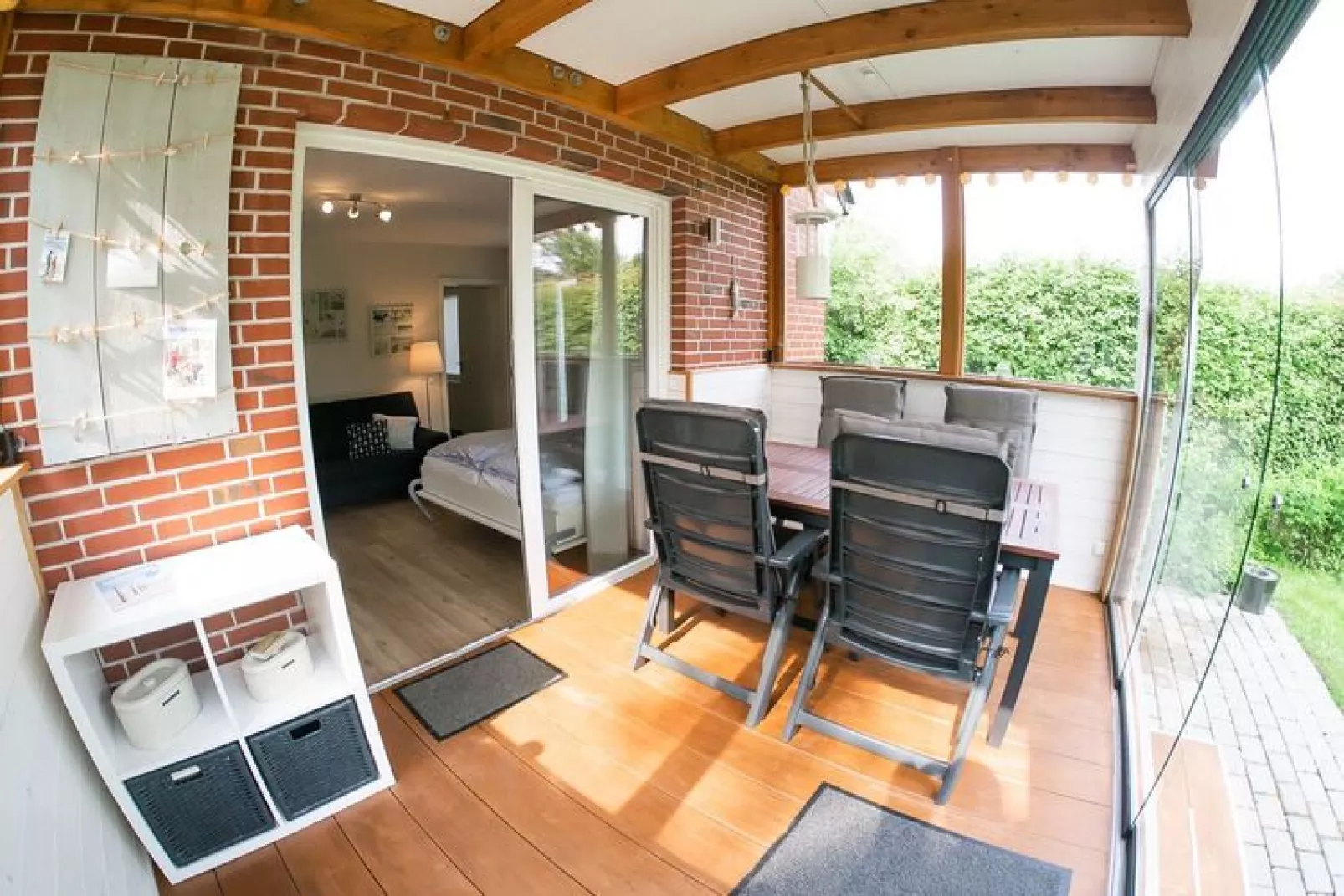 Ferienwohnung Friesennest  St Peter-Ording-Terrasbalkon