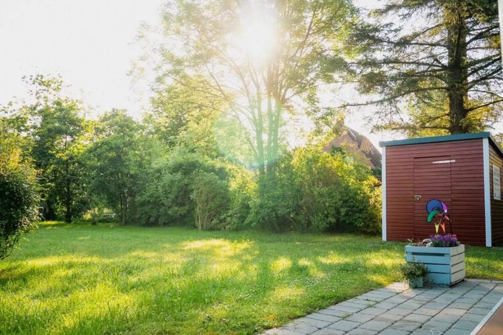 Ferienwohnung Friesennest  St Peter-Ording-Tuinen zomer