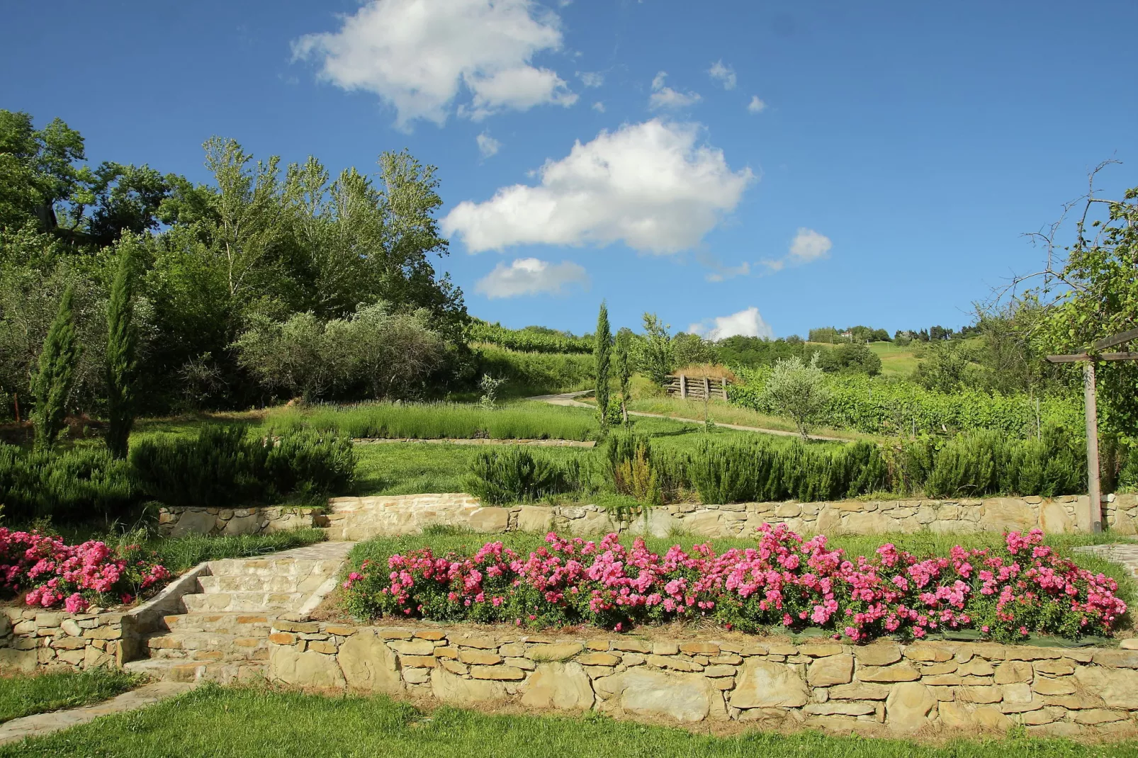 Casa Padronale-Tuinen zomer