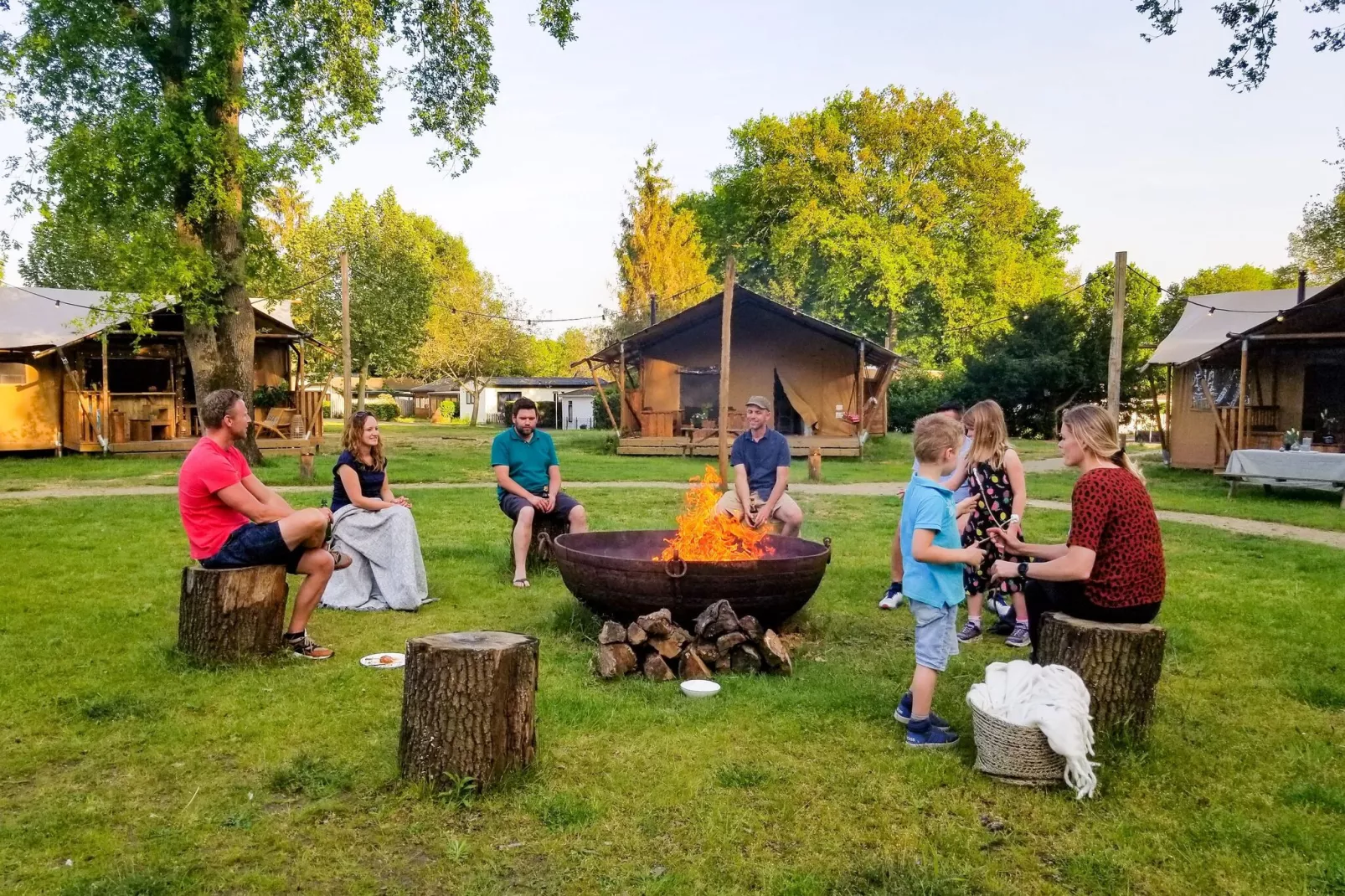 Vakantiepark Sandberghe 10-Uitzicht zomer