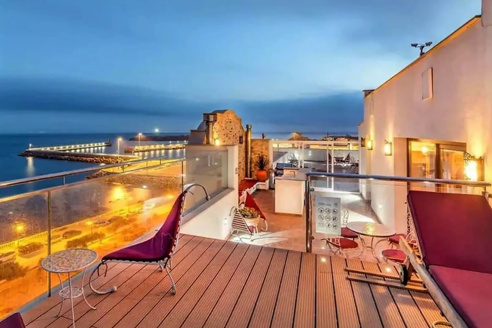 Apartamento Superior 1 dormitorio Vista al Mar 8-9-Terrasbalkon