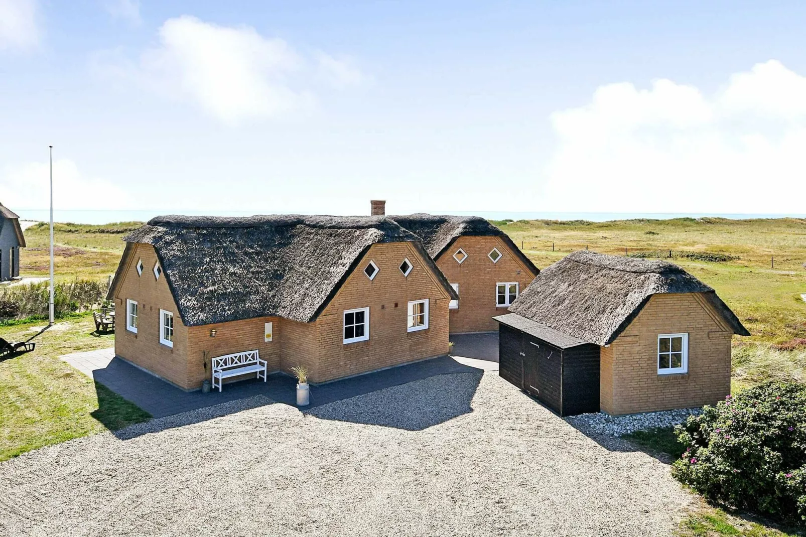 Schilderachtig vakantiehuis in Blåvand vlak bij de zee-Uitzicht