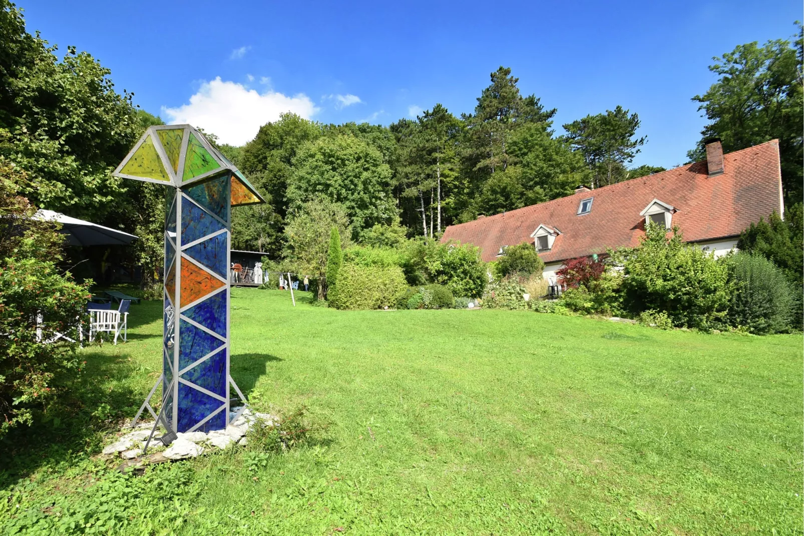 Rohrberghof-Buitenkant zomer