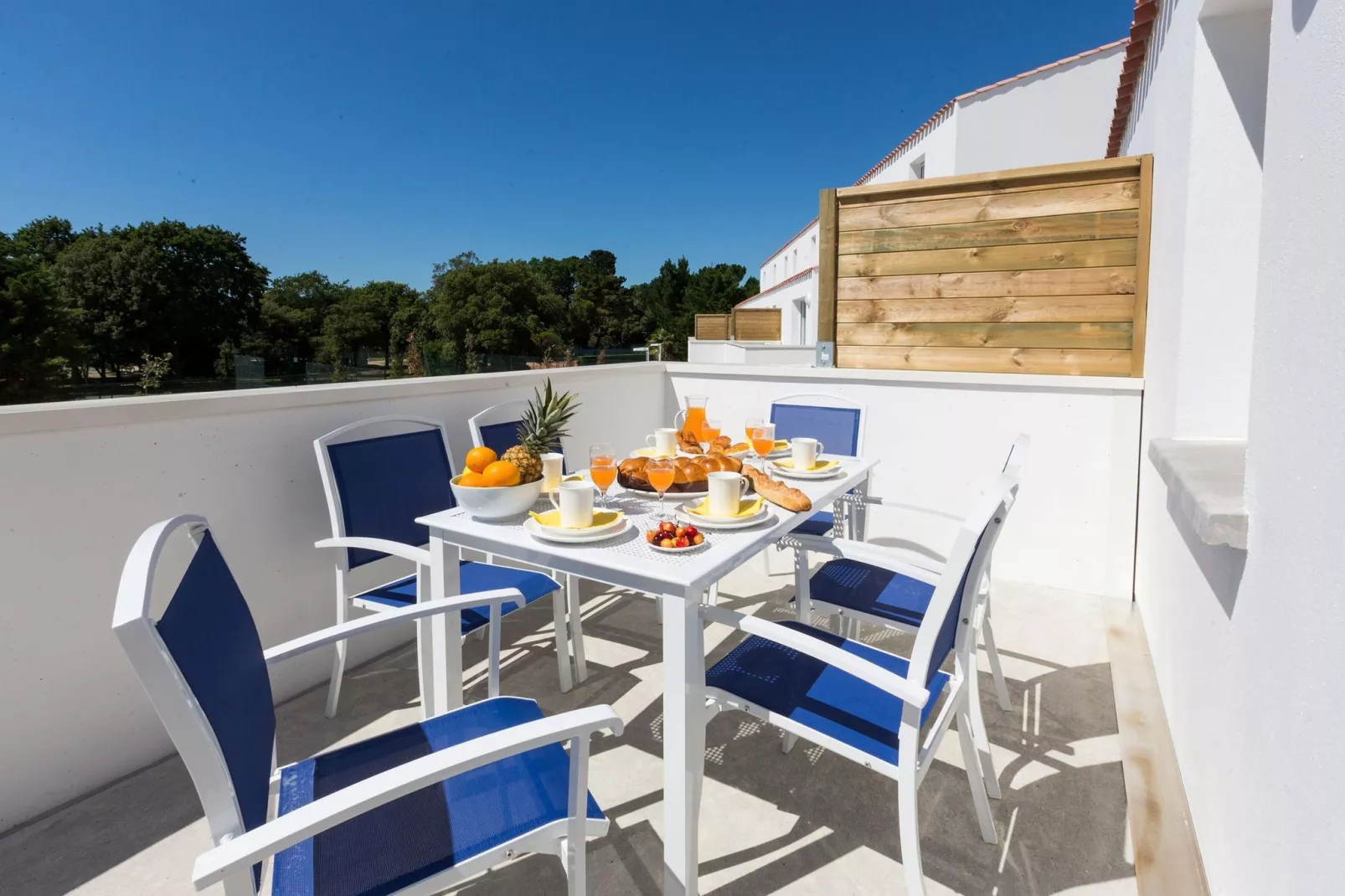 Résidence Prestige le Domaine des Pins 6-Terrasbalkon